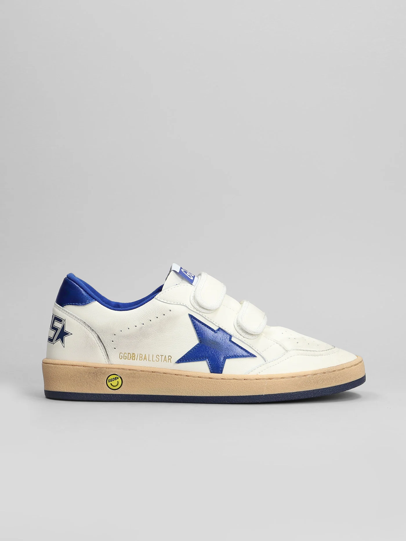 Ball Star Sneakers in white leather