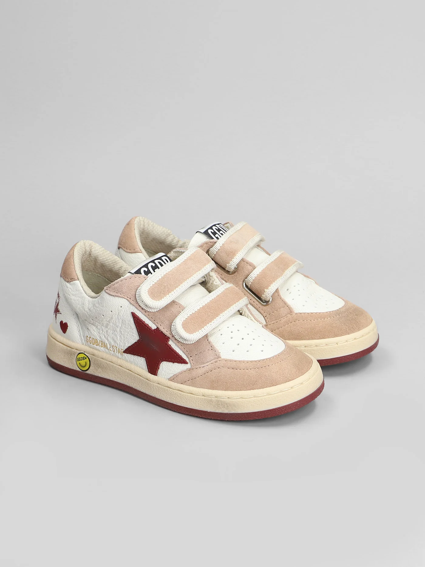 Ball Star Sneakers in white leather - Image 2