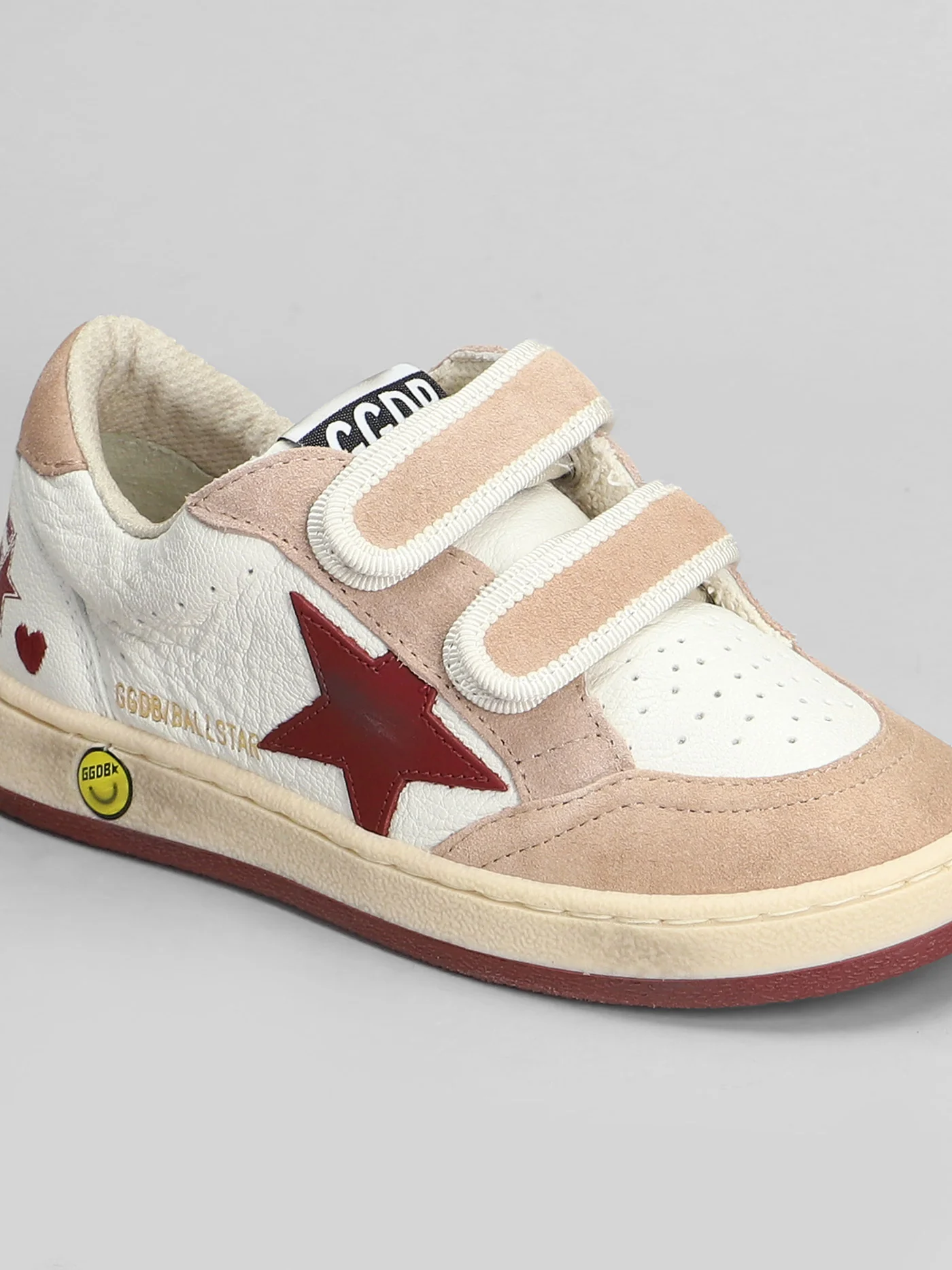 Ball Star Sneakers in white leather - Image 5