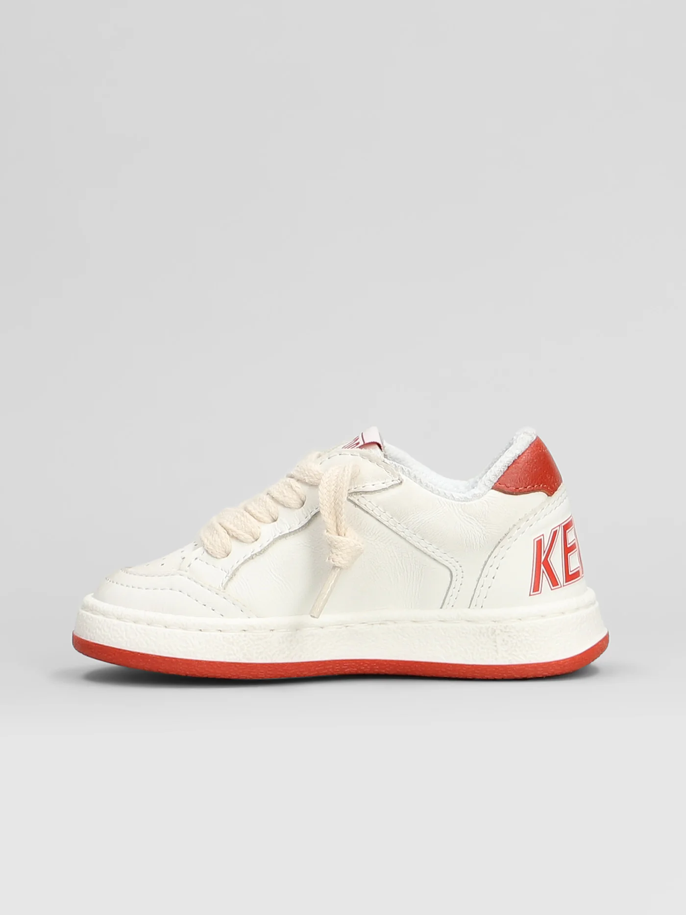 Ball Star Sneakers in white leather - Image 3