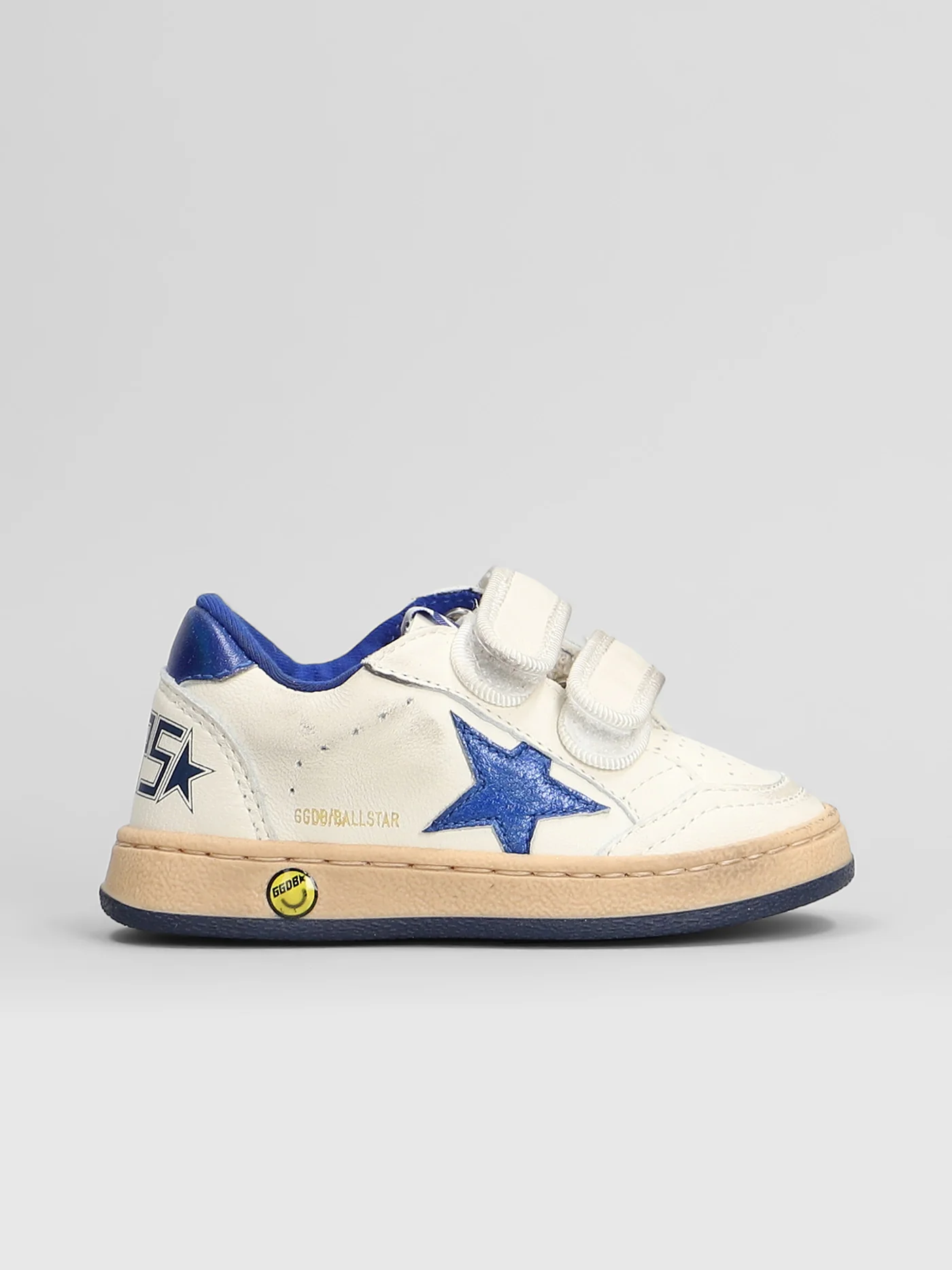 Ball Star Sneakers in white leather