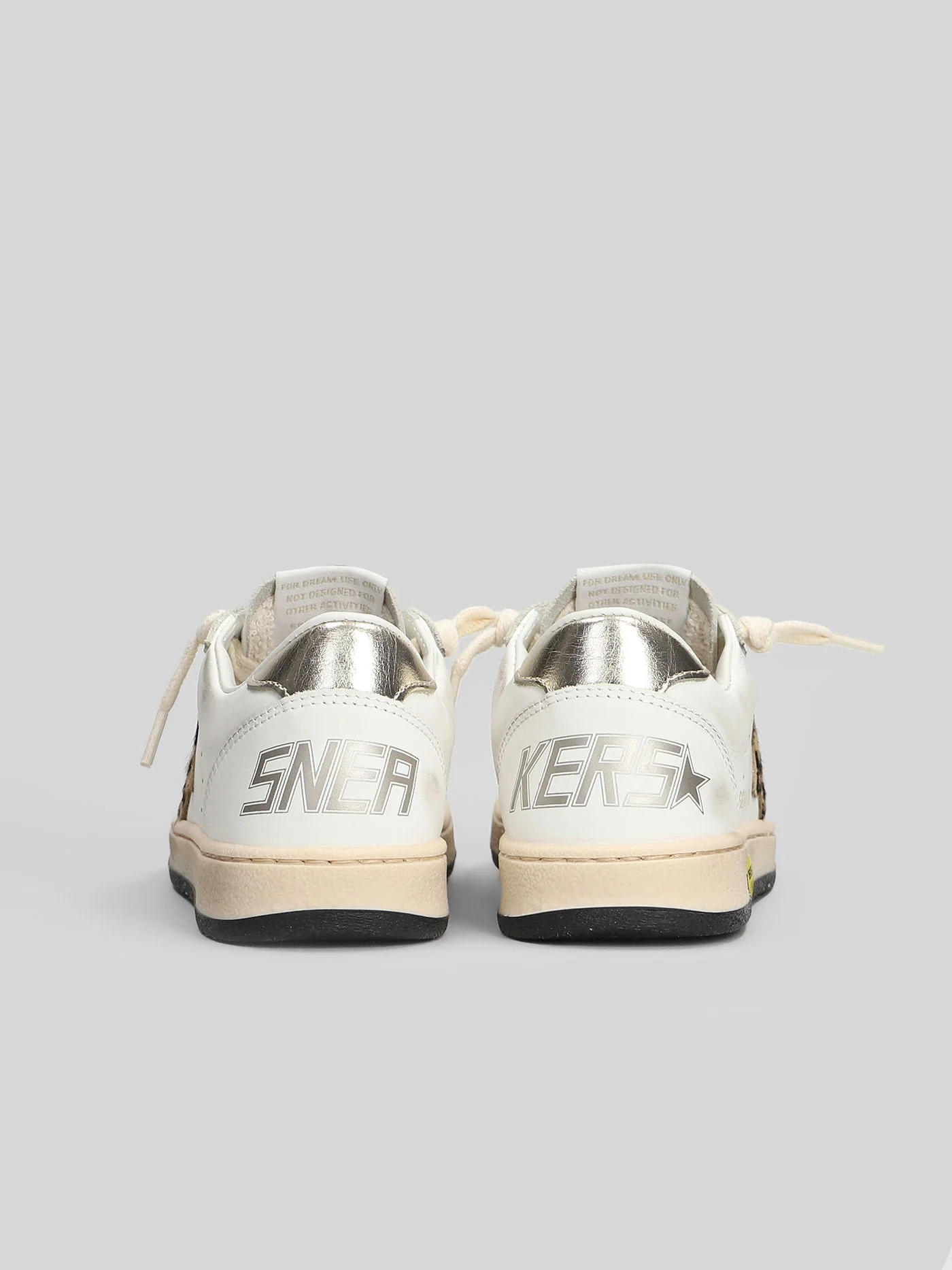 Ball Star Sneakers in white leather - Image 14