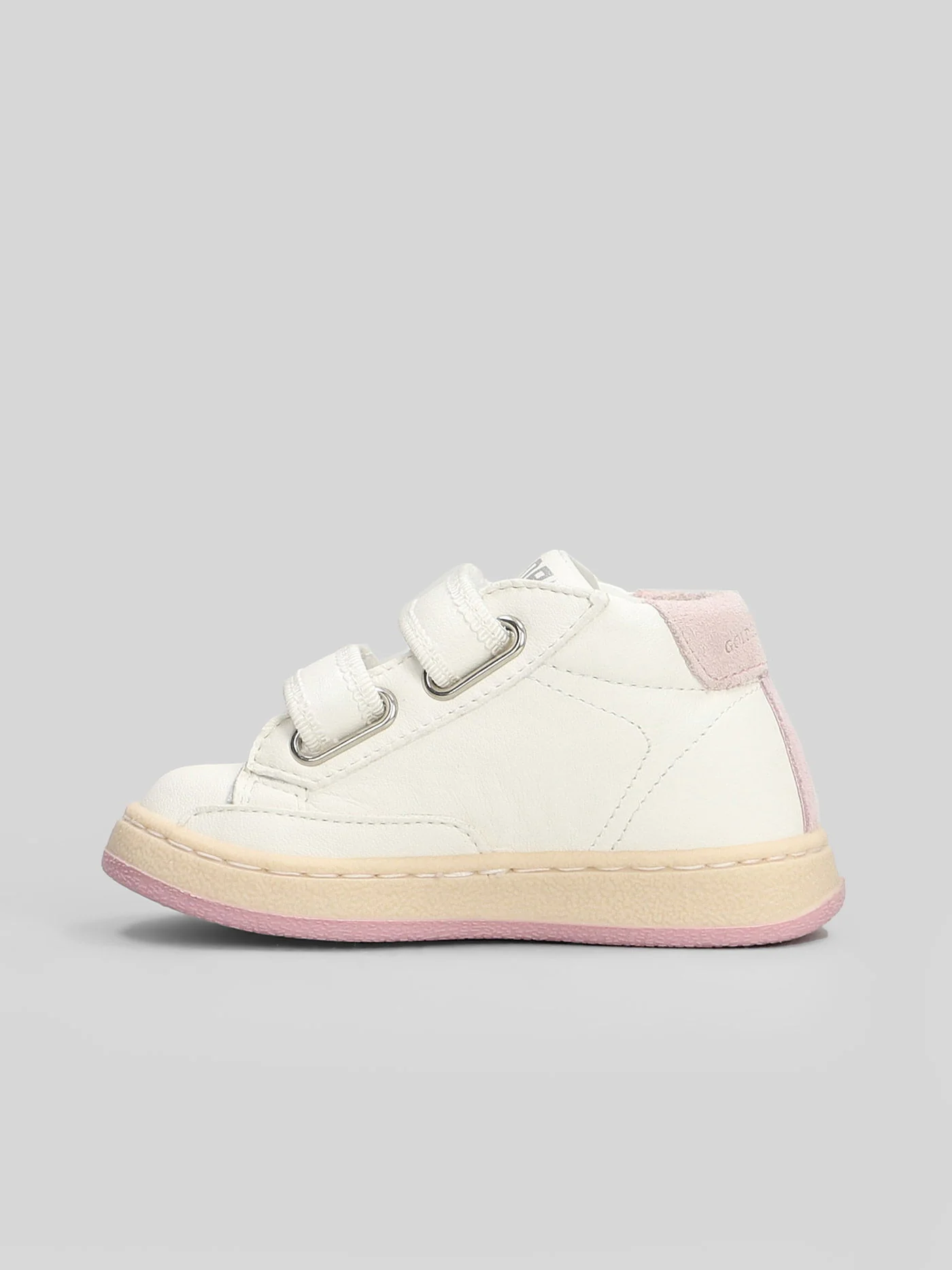 June Sneakers in white suede and leather - Image 3