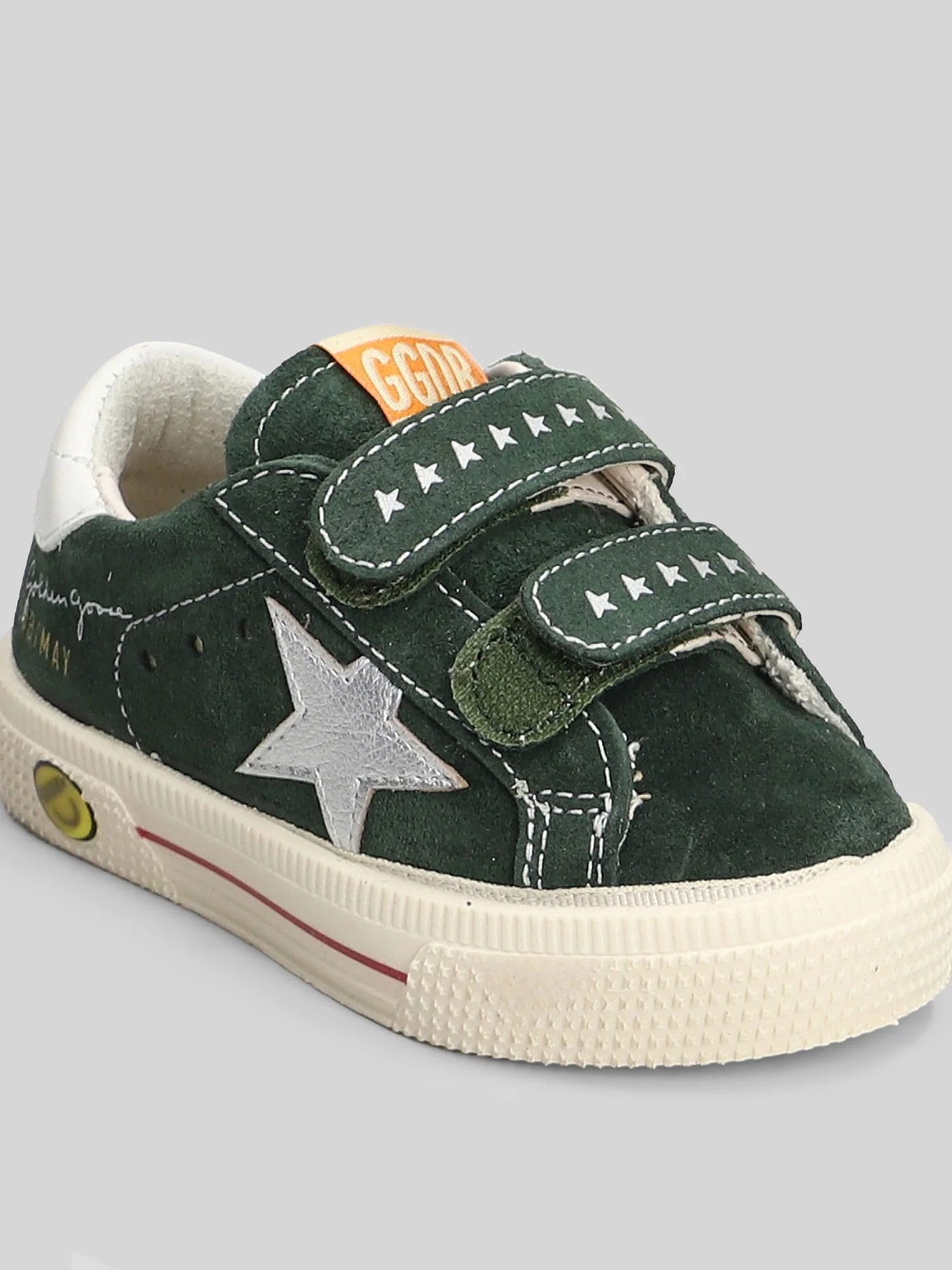 May School Sneakers in green suede - Image 5