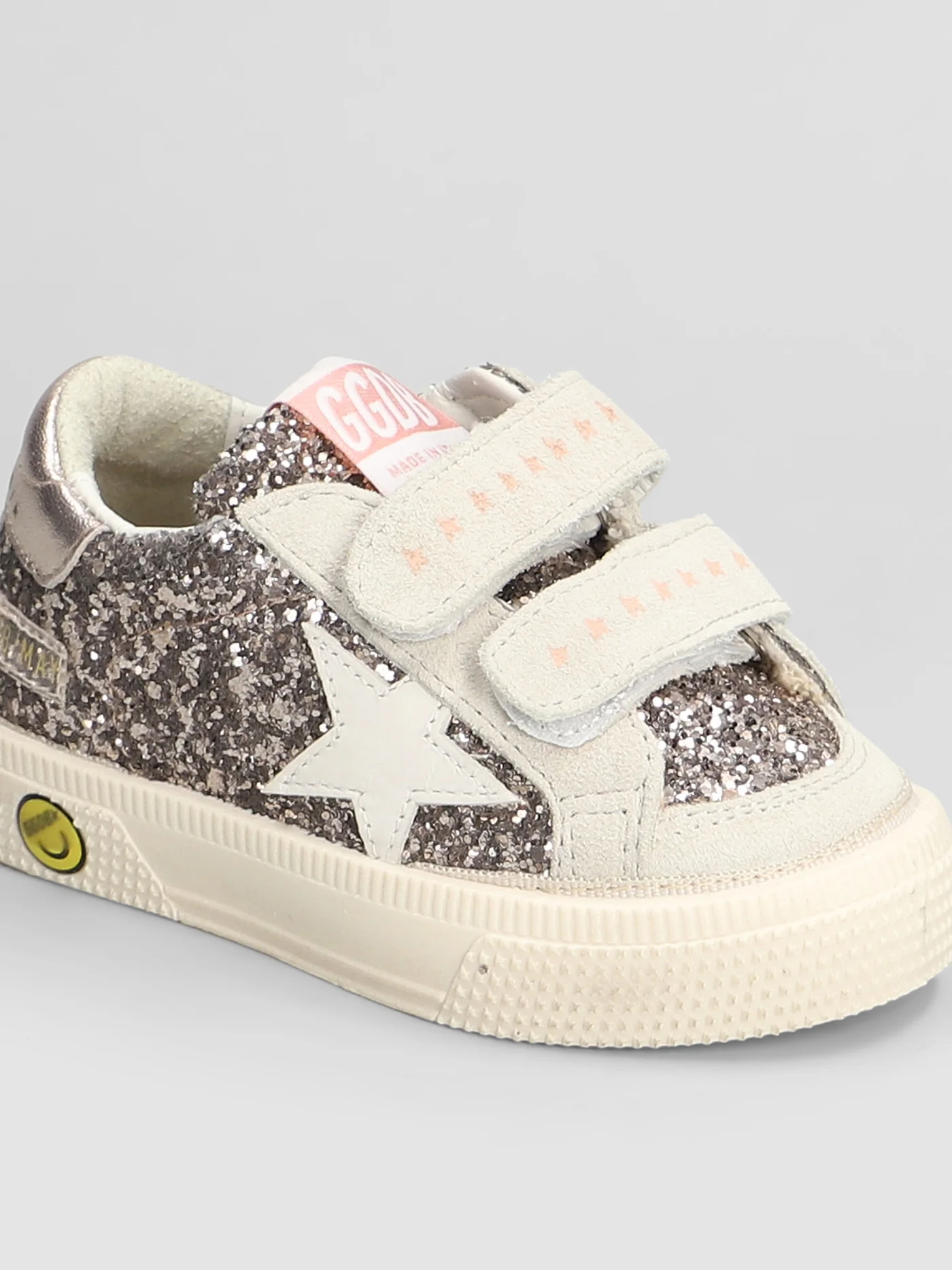 May School Sneakers in grey glitter - Image 5