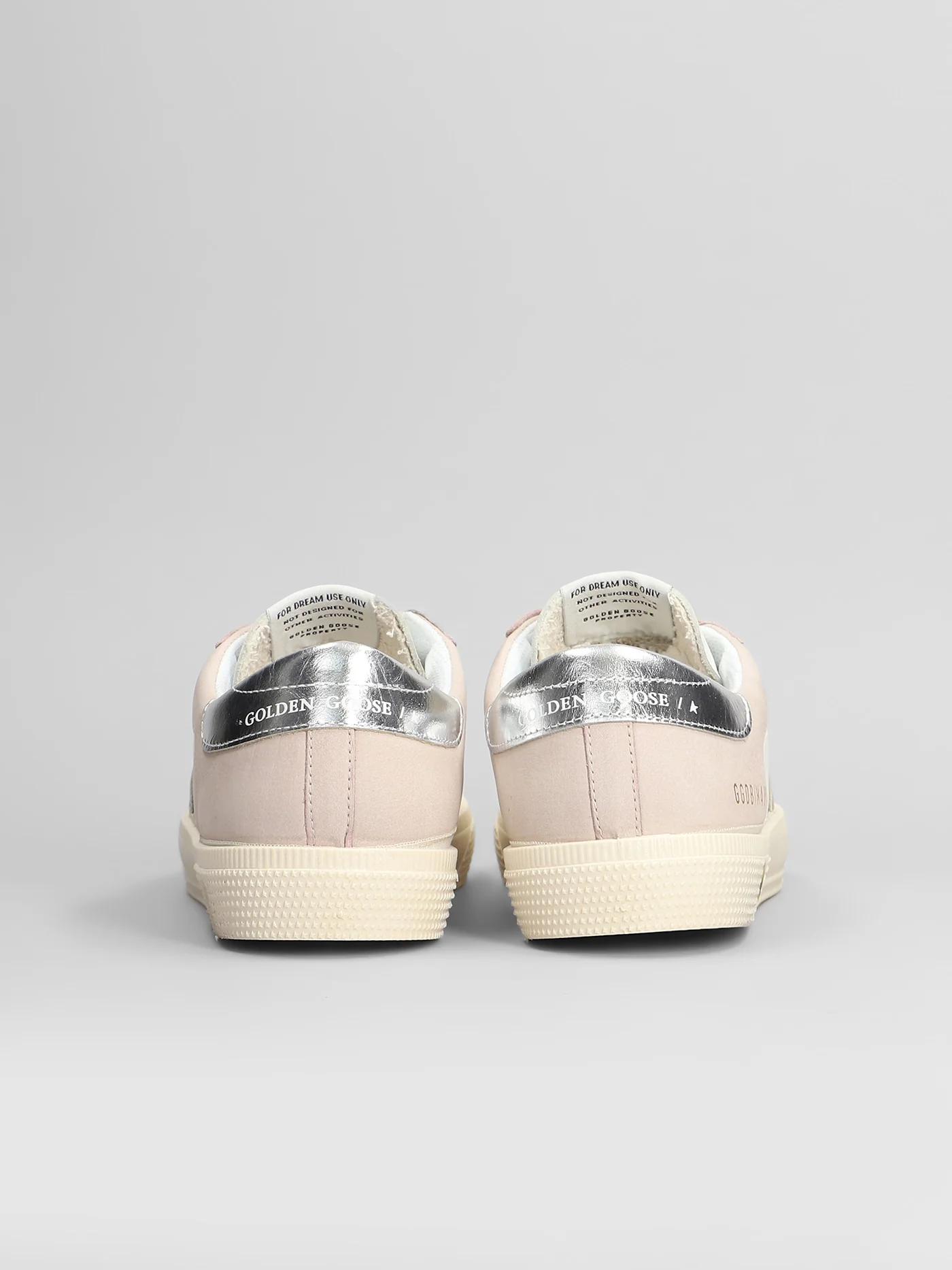 May School Sneakers in rose-pink leather - Image 4