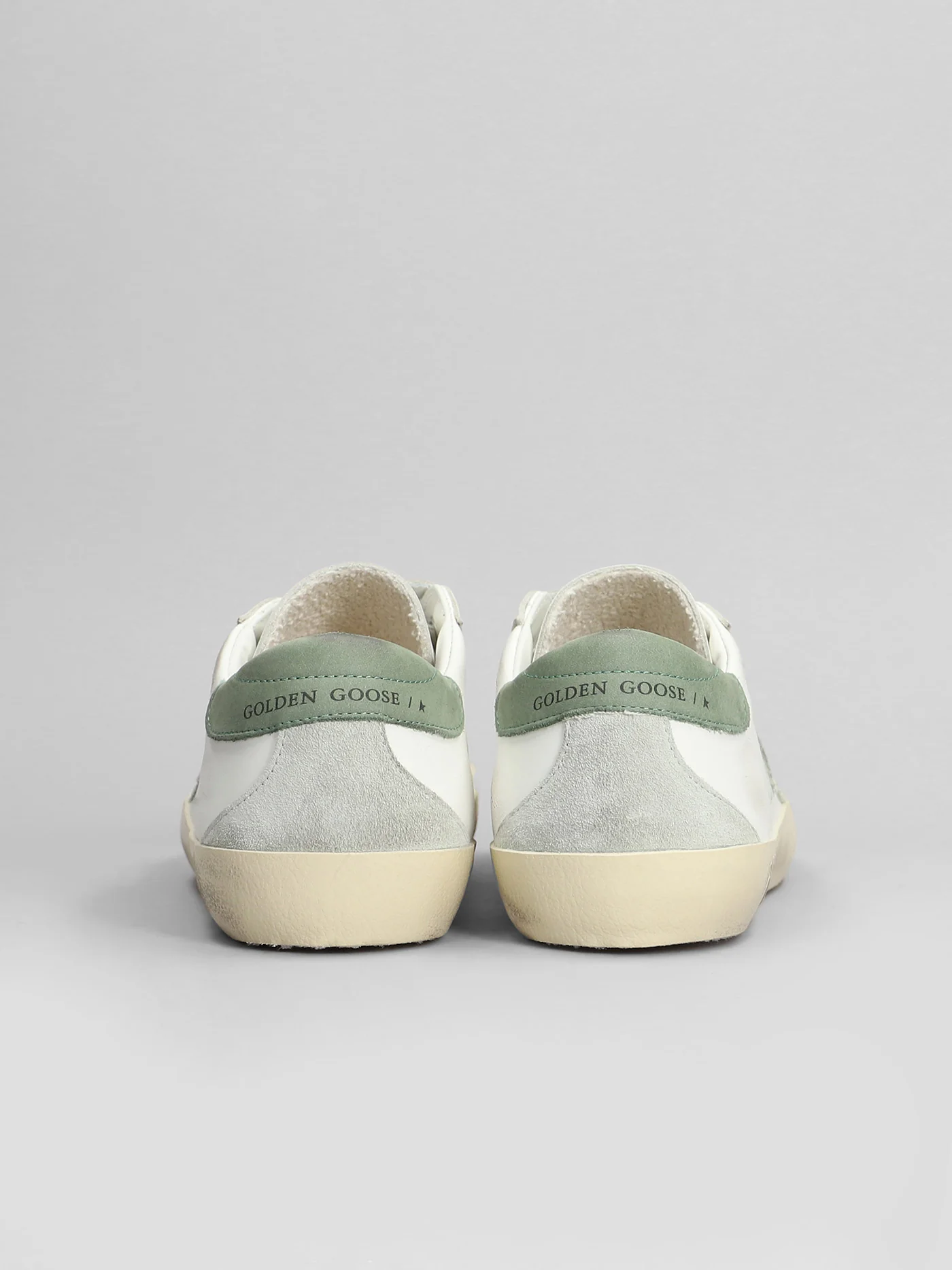 Old School Sneakers in white leather - Image 4