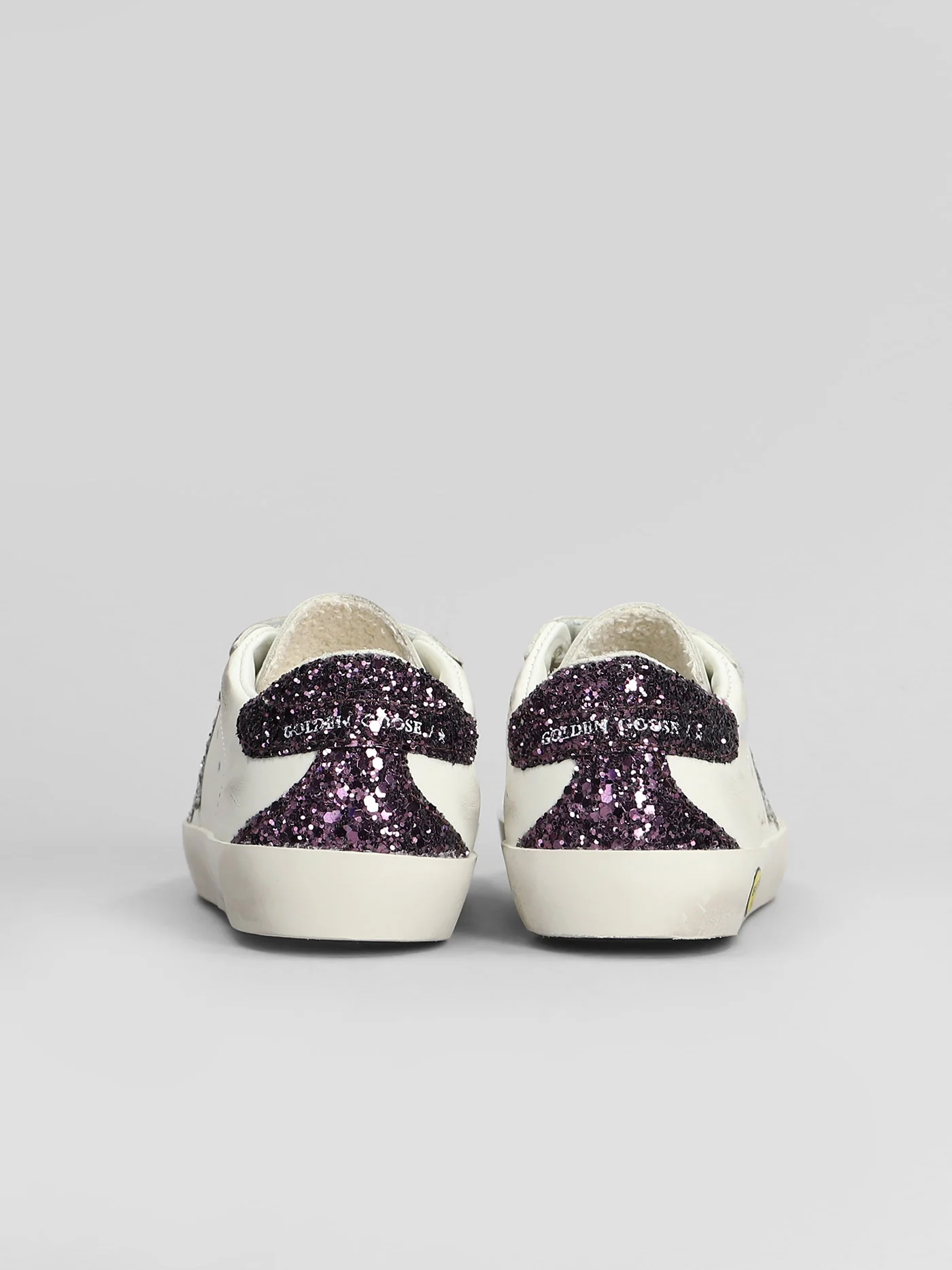 Old School Sneakers in white leather - Image 4