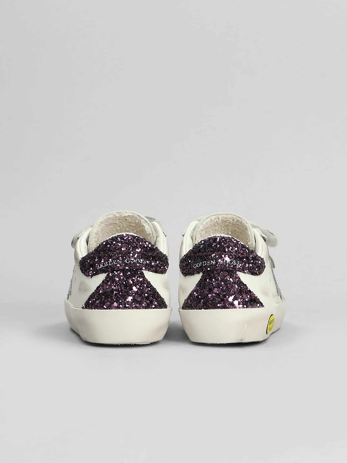 Old School Sneakers in white leather - Image 4