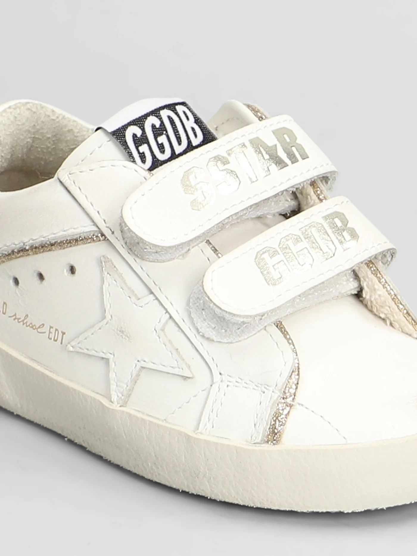 Old School Sneakers in white leather - Image 5