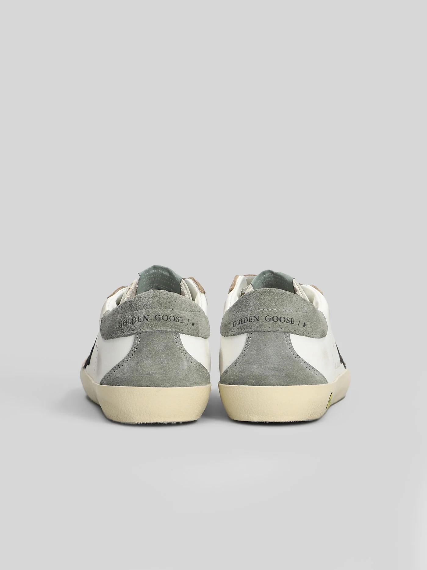 Old School Sneakers in white suede and leather - Image 4