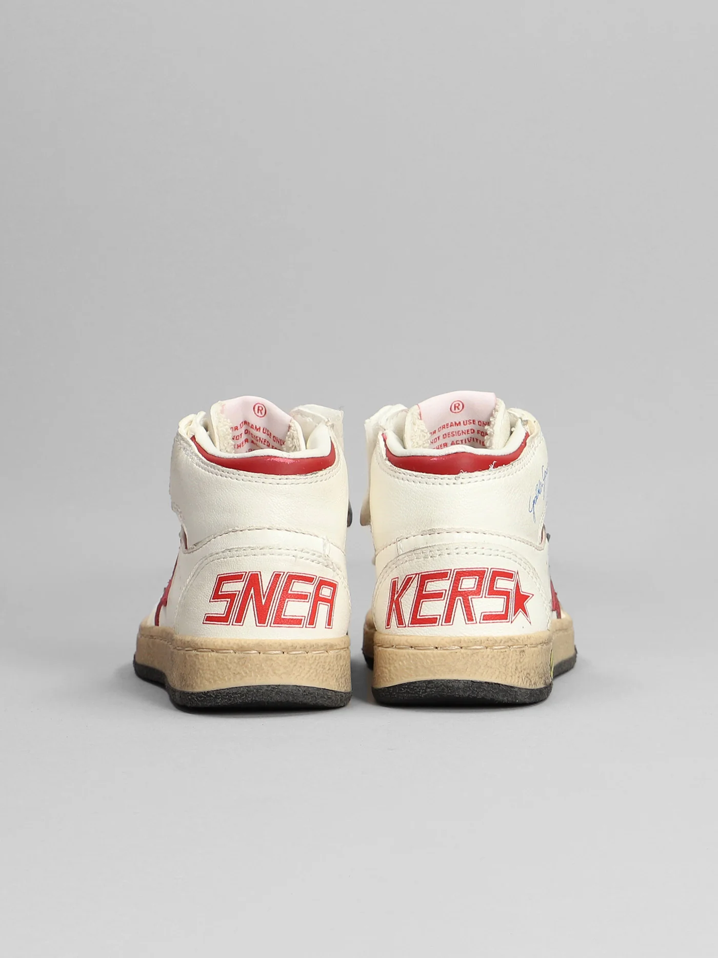 Sky Star Sneakers in white leather - Image 4