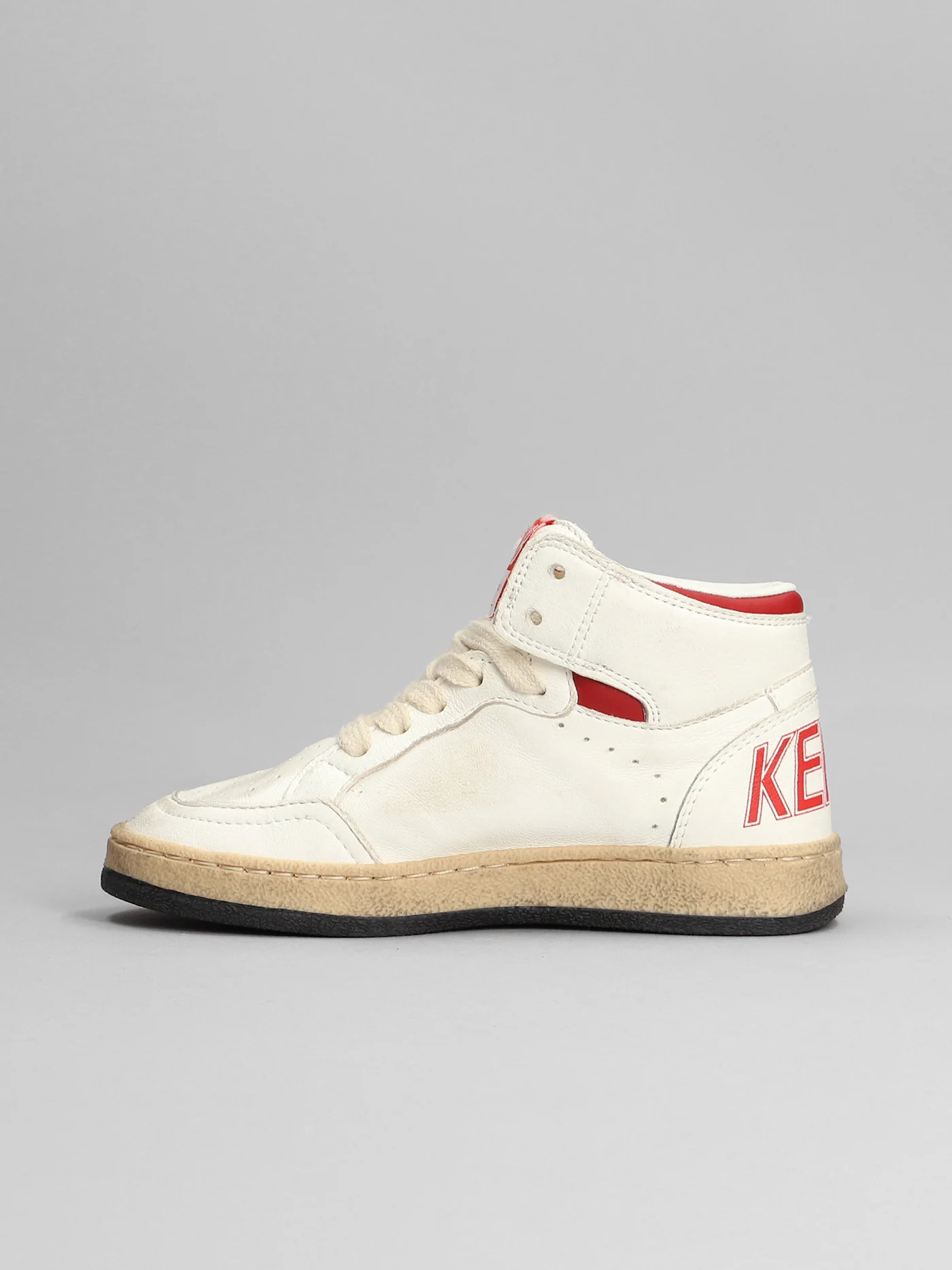Sky Star Sneakers in white leather - Image 3