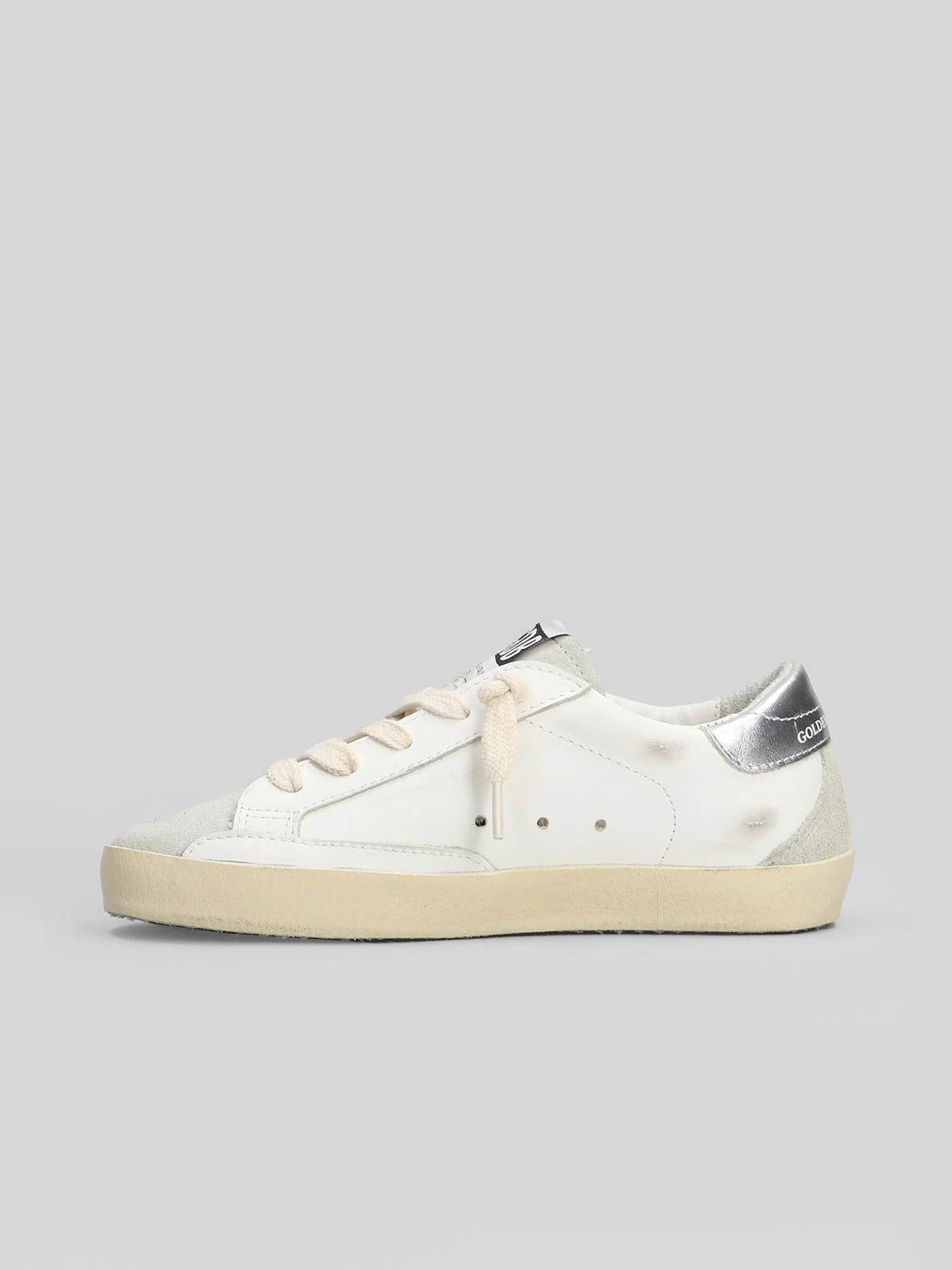 Superstar Sneakers in white leather - Image 11