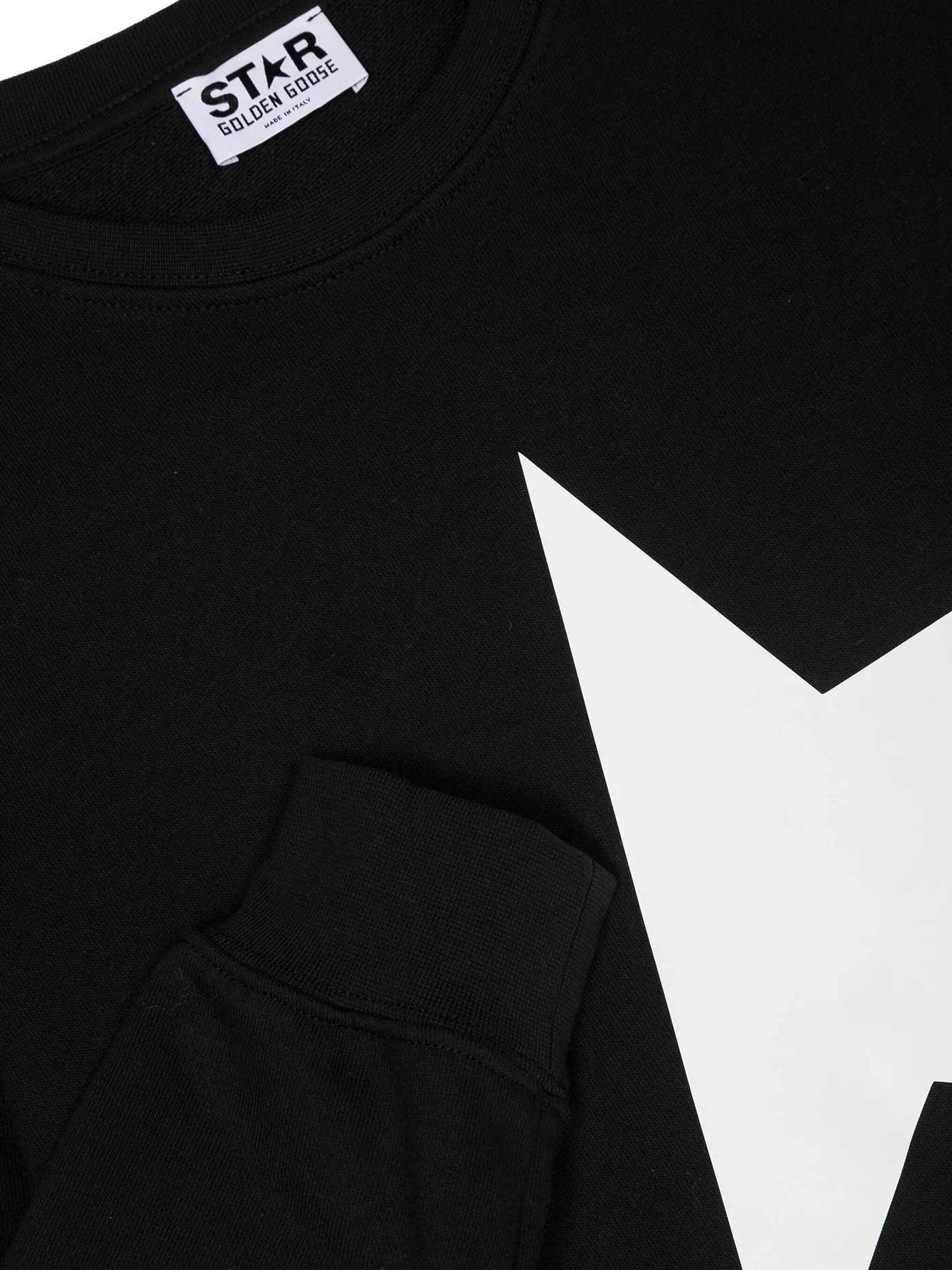 Sweatshirt in black cotton - Image 3