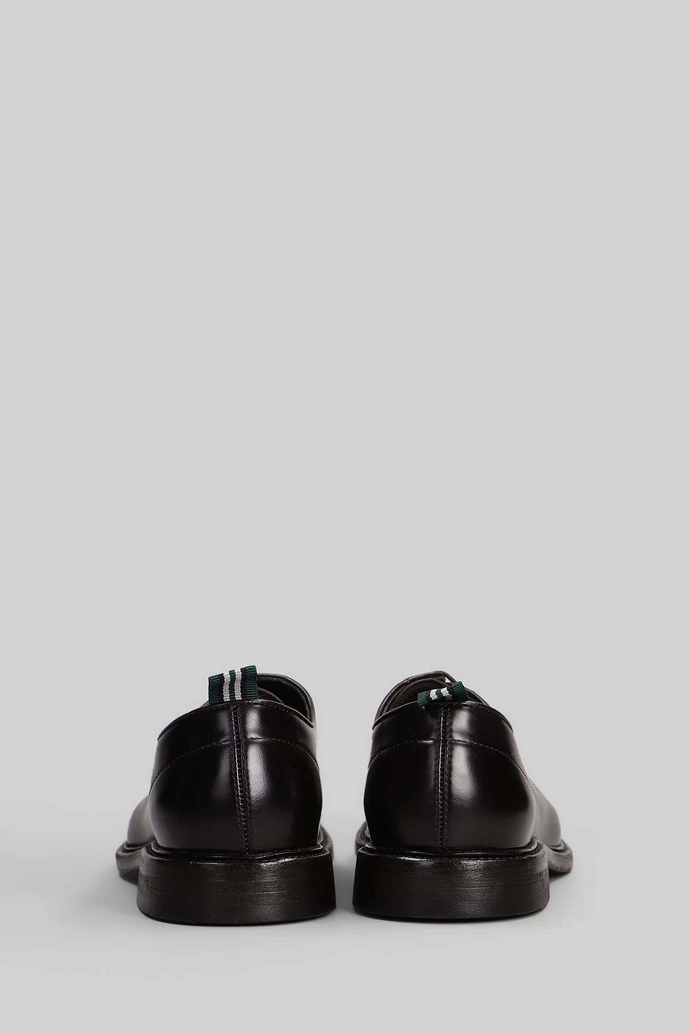 Lace up shoes in dark brown leather - Image 4
