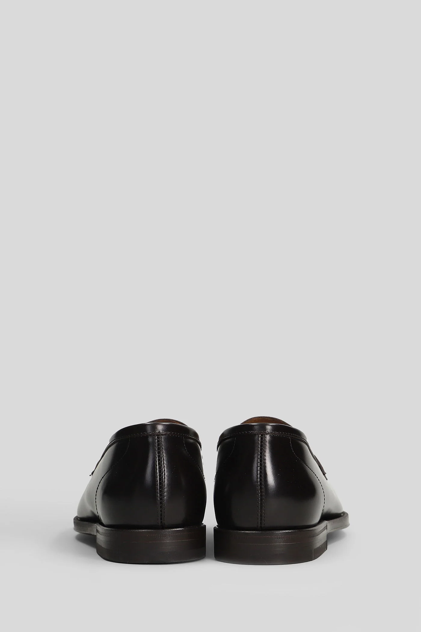 Loafers in dark brown leather - Image 4