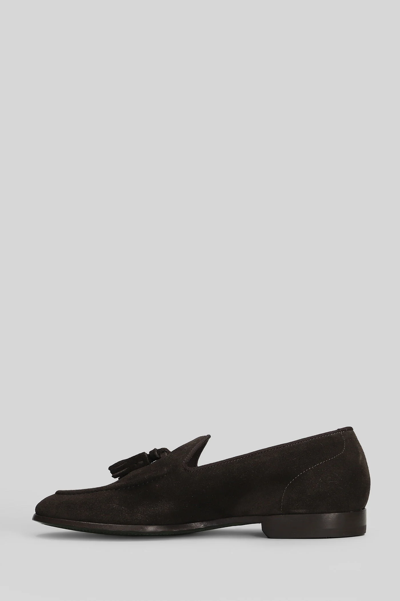 Loafers in dark brown suede - Image 3
