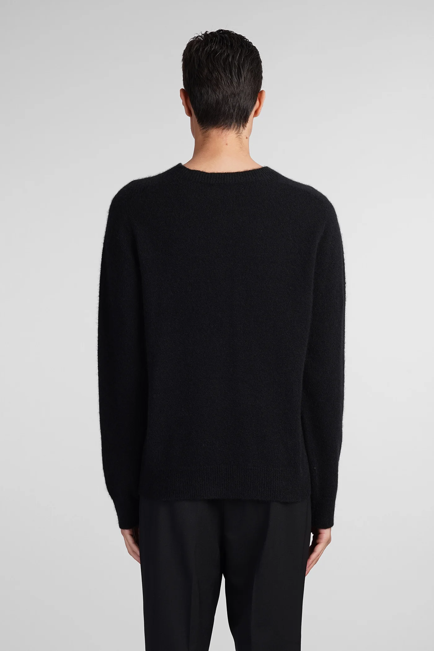 Knitwear in black cashmere - Image 3