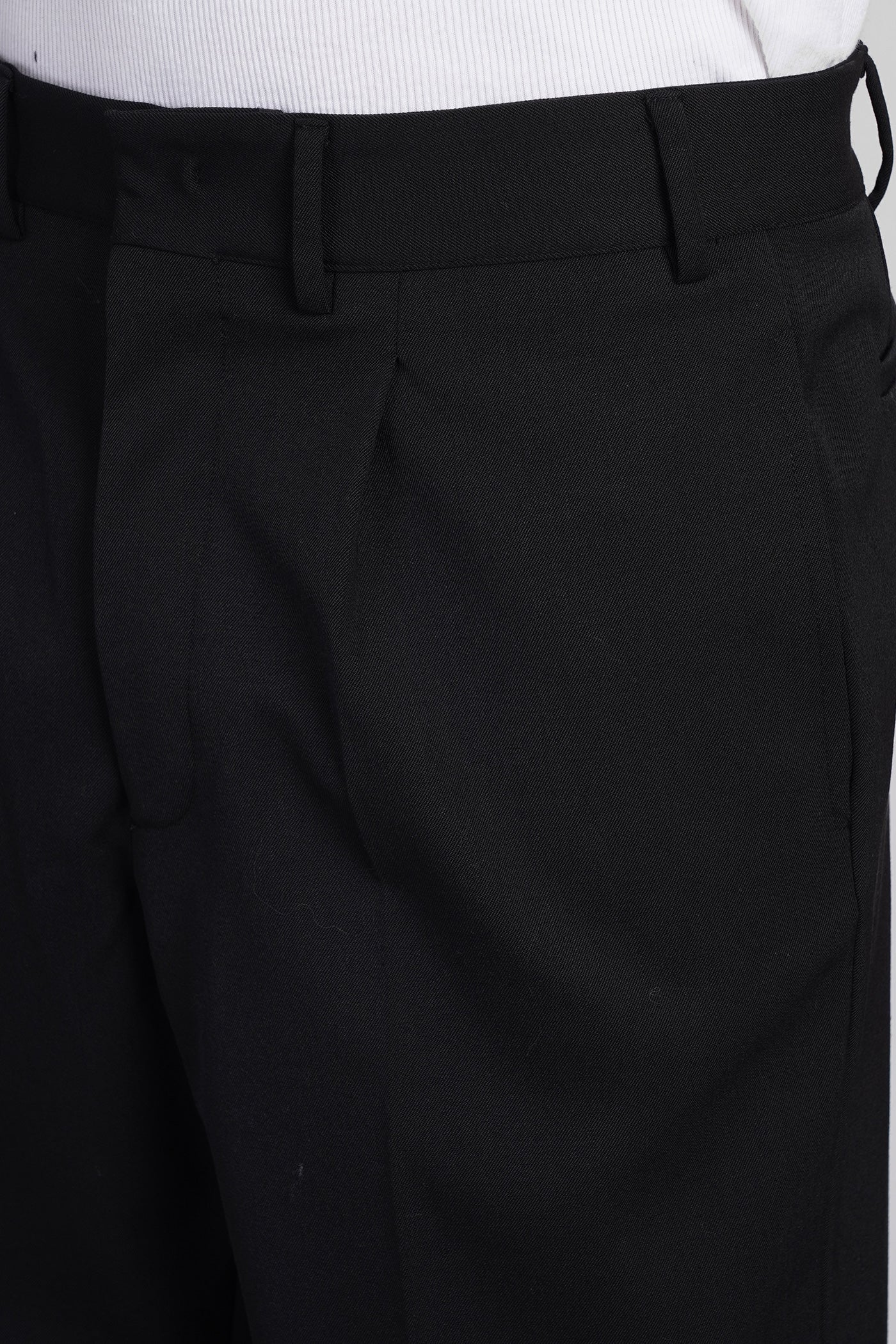 Pants in black polyester - Image 5