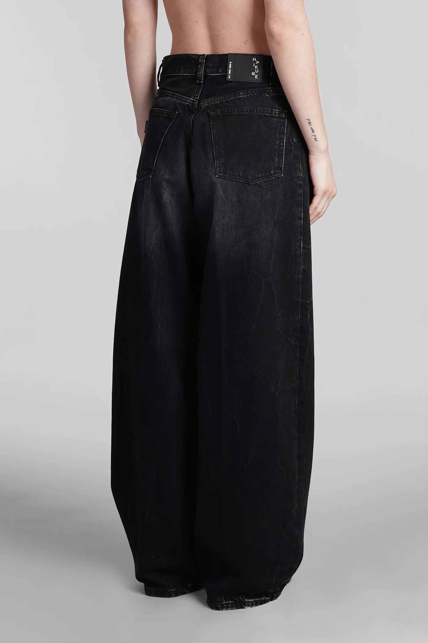 Bethany Jeans in black cotton - Image 3
