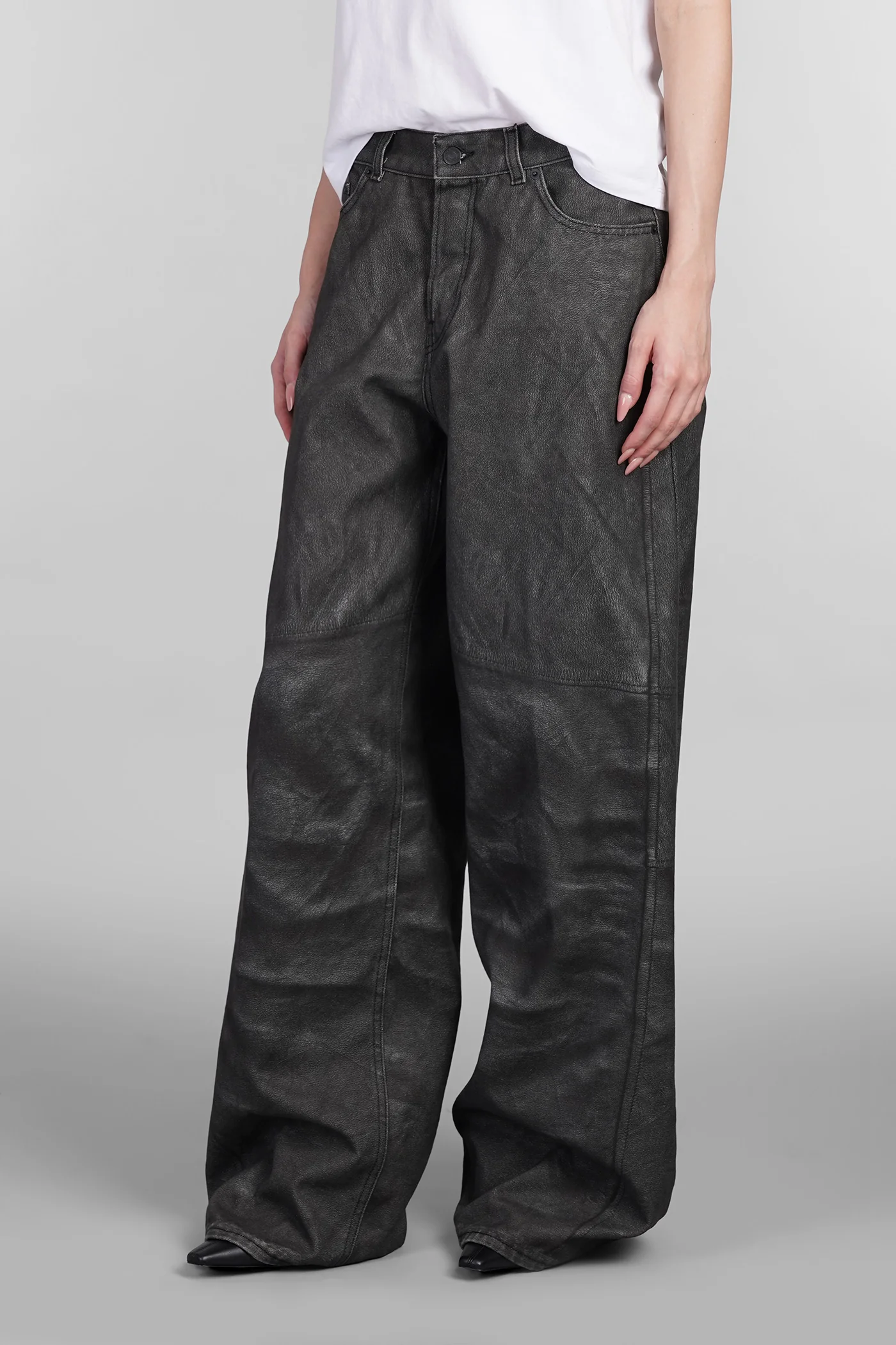 Bethany Jeans in black cotton - Image 4