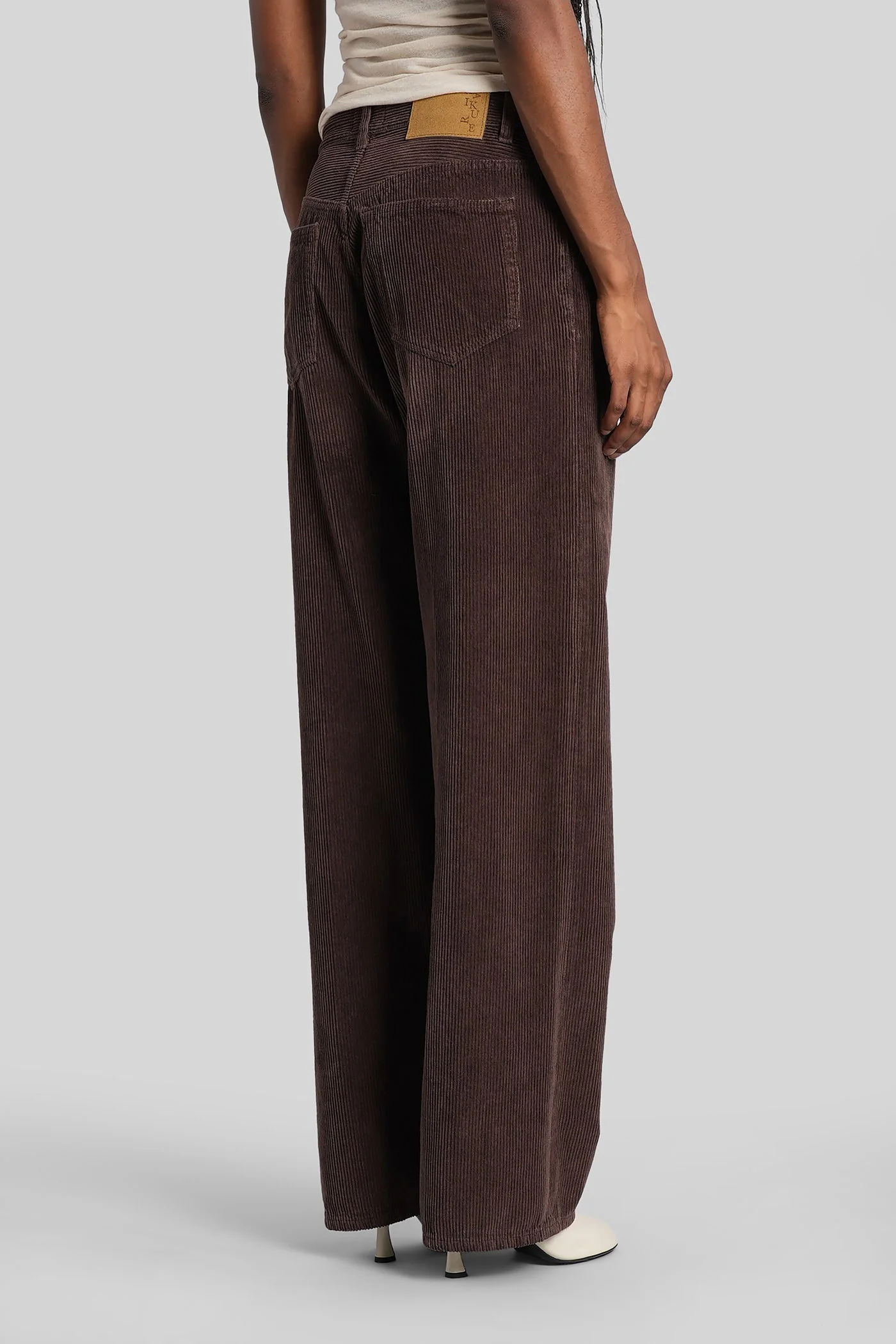 Bonnie Pants in brown cotton - Image 3