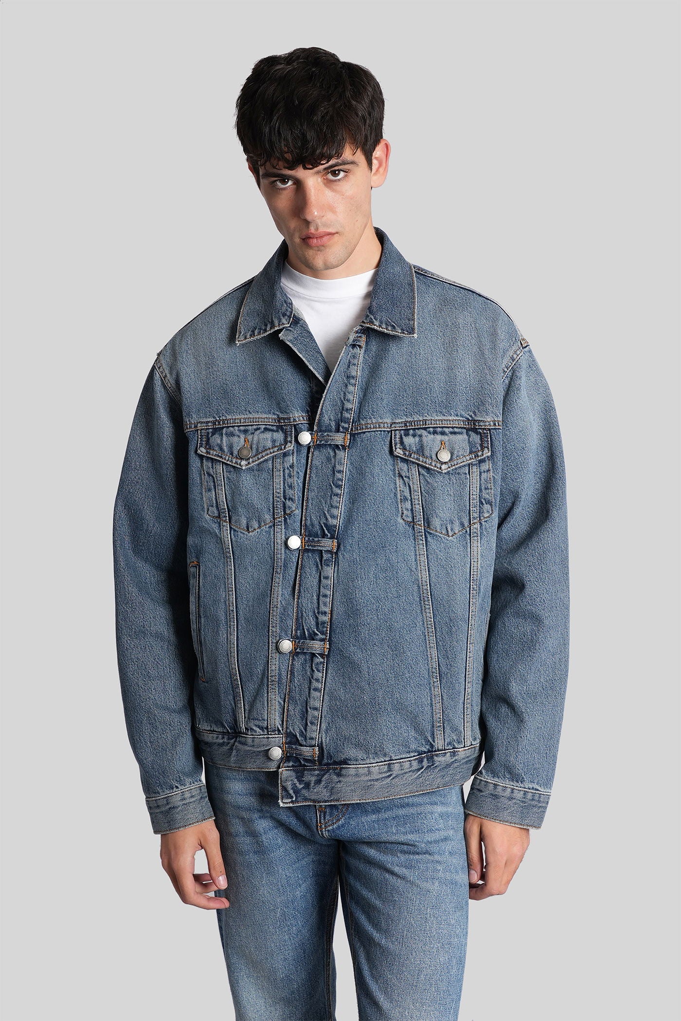 Boosley authentic Denim Jackets in blue cotton