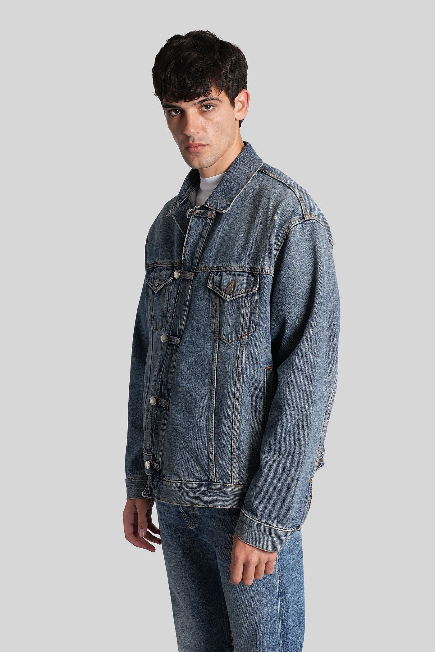 Boosley authentic Denim Jackets in blue cotton - Image 4