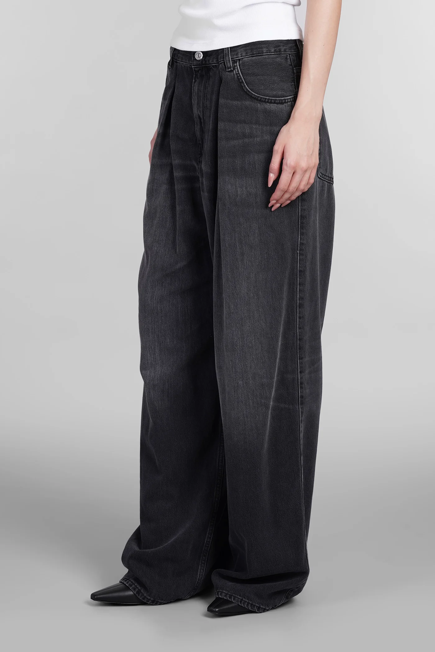 Candy Jeans in black cotton - Image 4