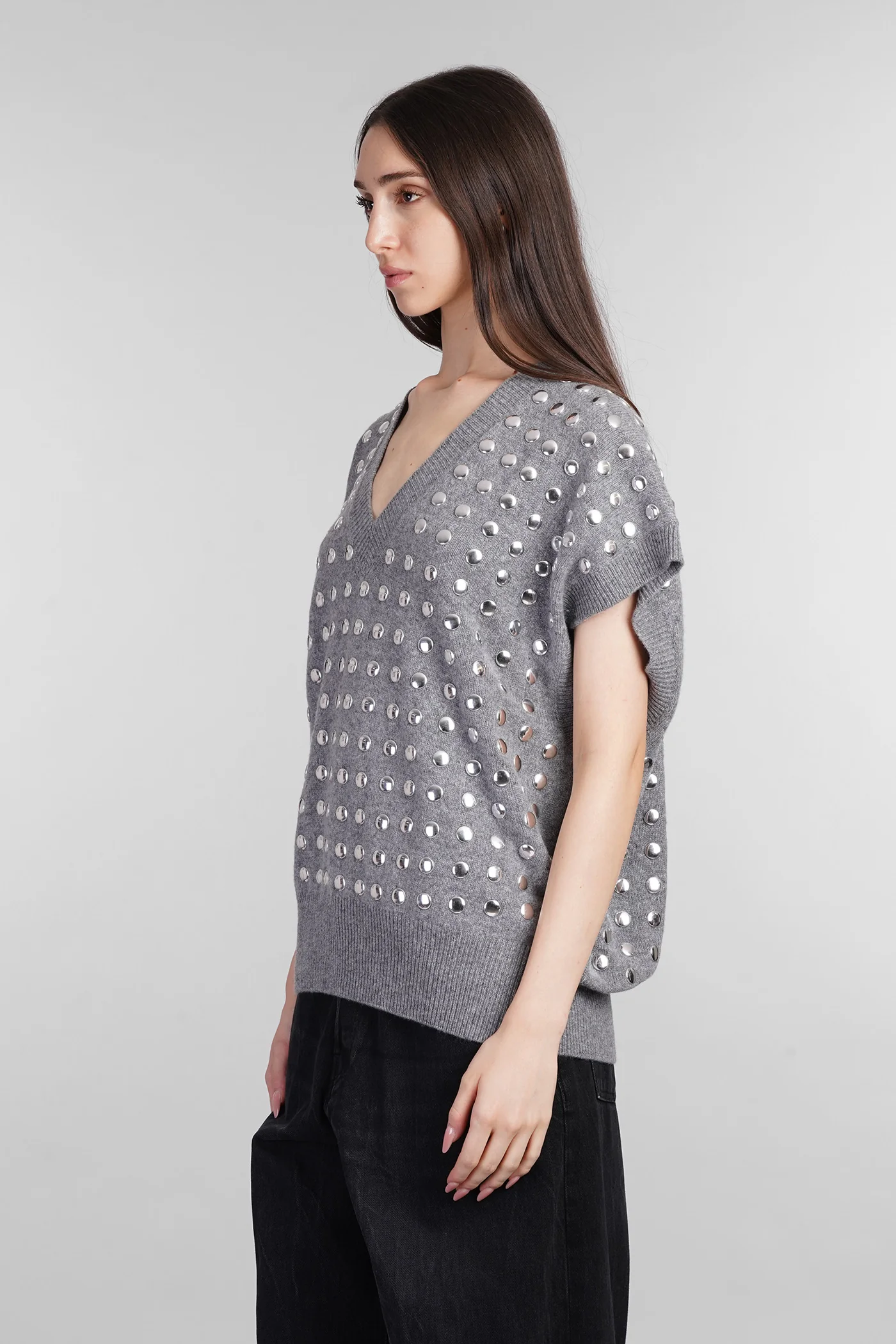 Geri Vest in grey wool - Image 4