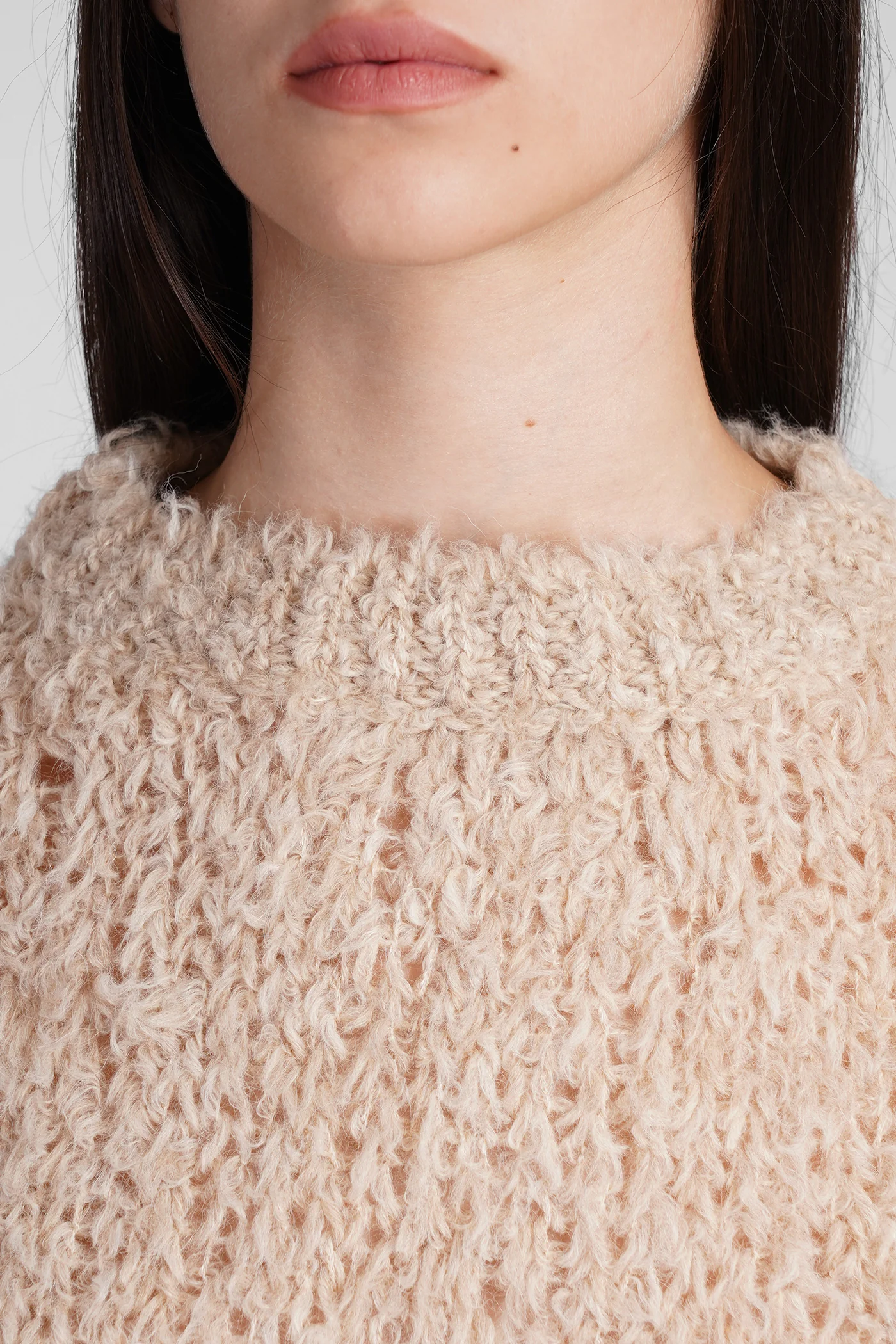 Ginny Knitwear in beige acrylic - Image 5