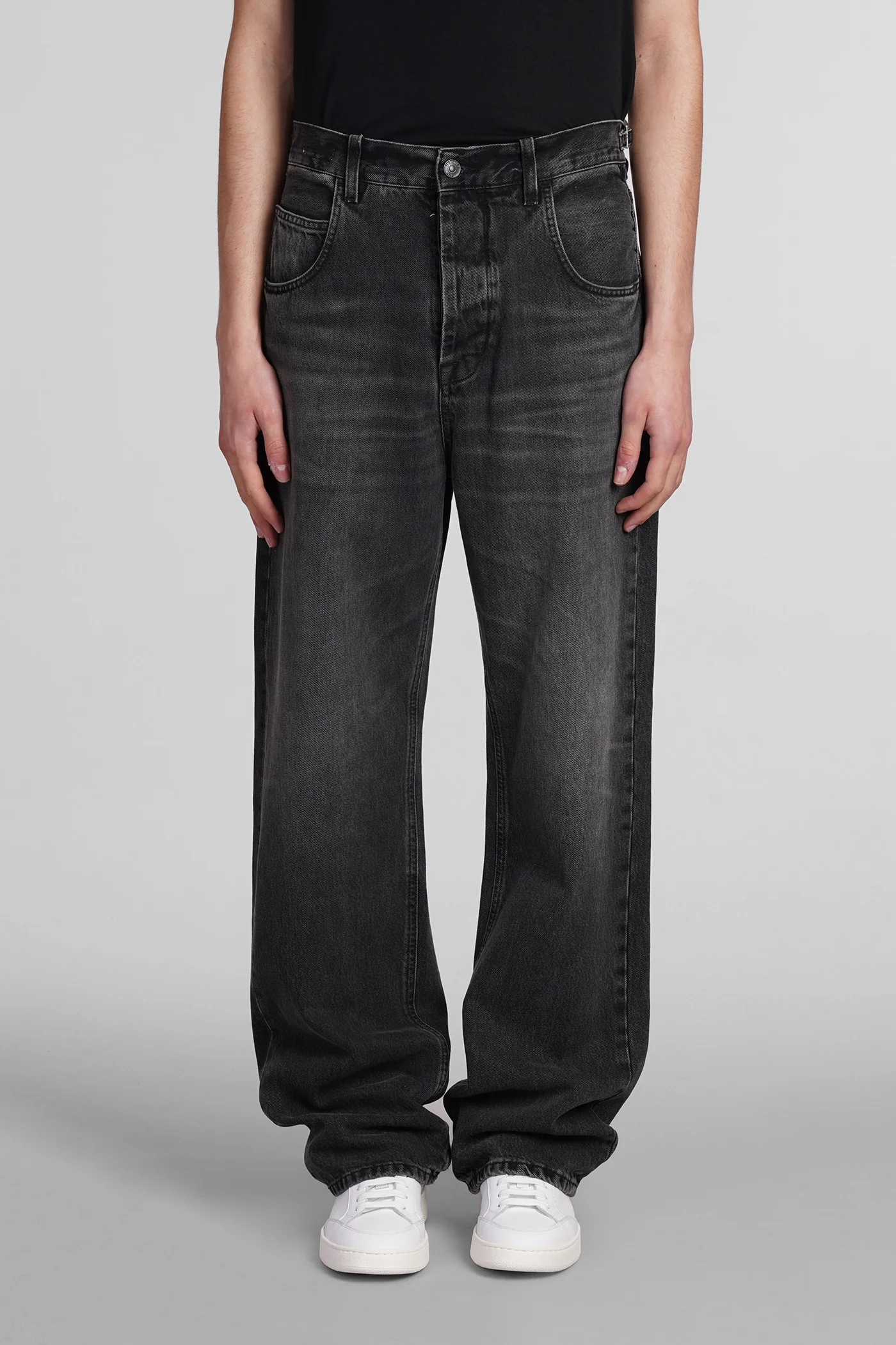 Logan Jeans in black cotton