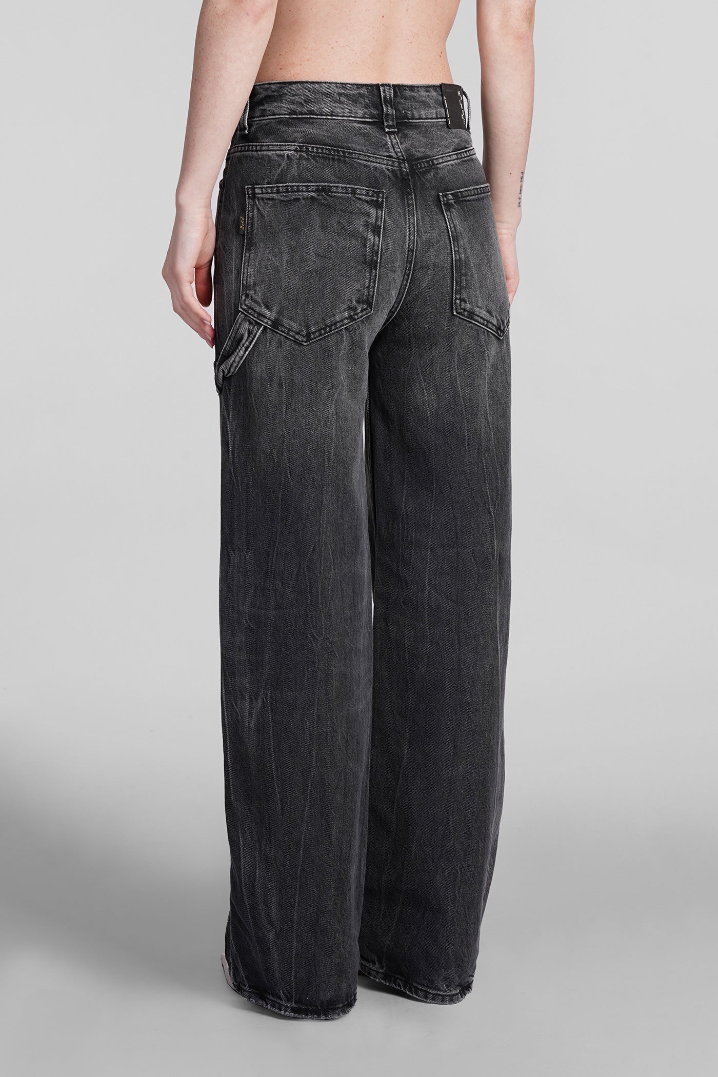 Winona Jeans in black cotton - Image 3