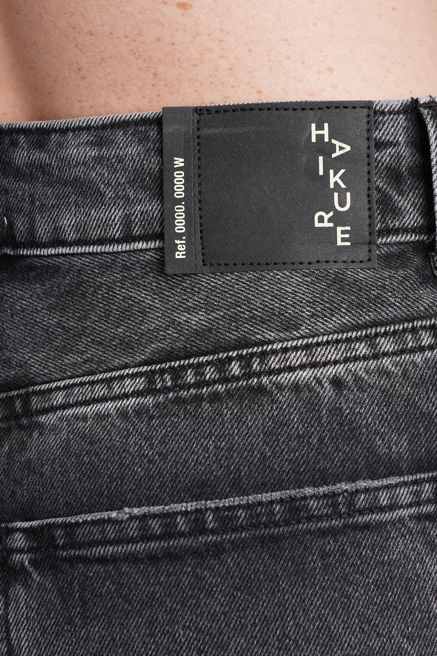 Winona Jeans in black cotton - Image 5