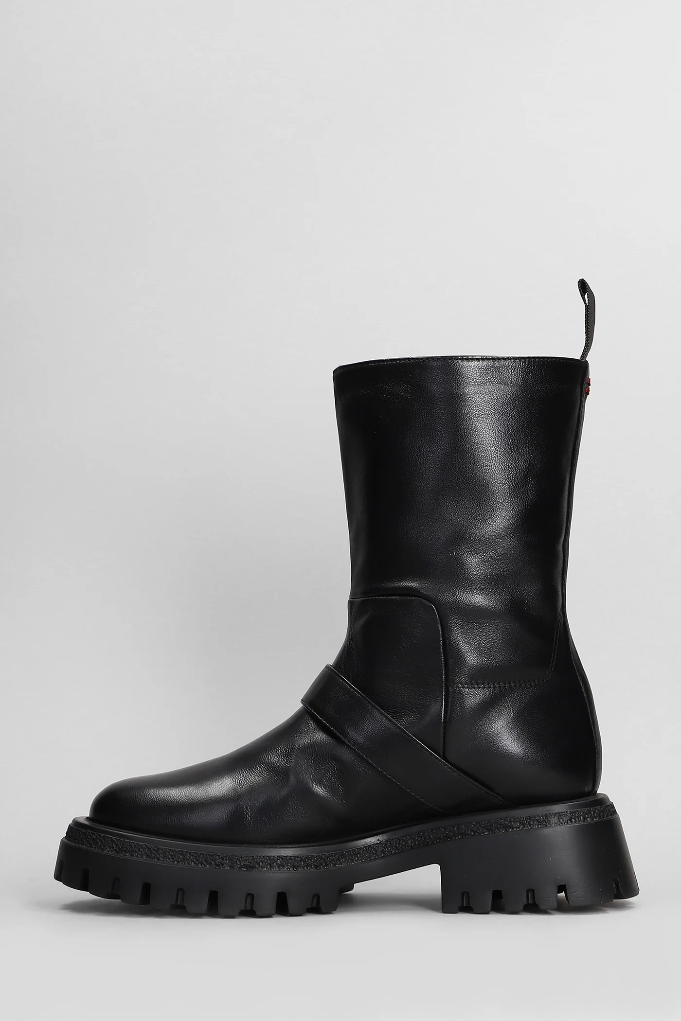 Baron Combat boots in black leather - Image 3