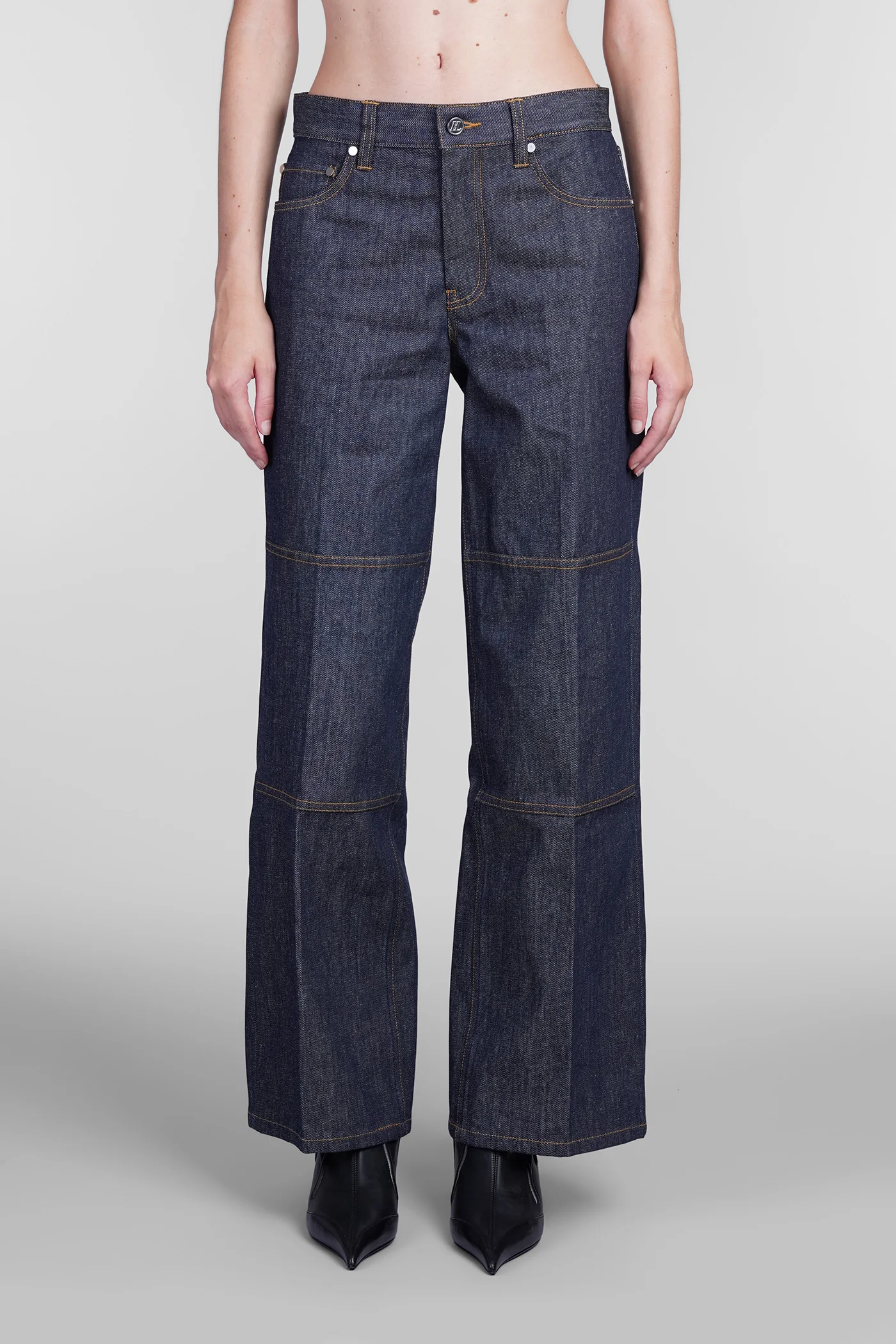 Jeans in blue cotton