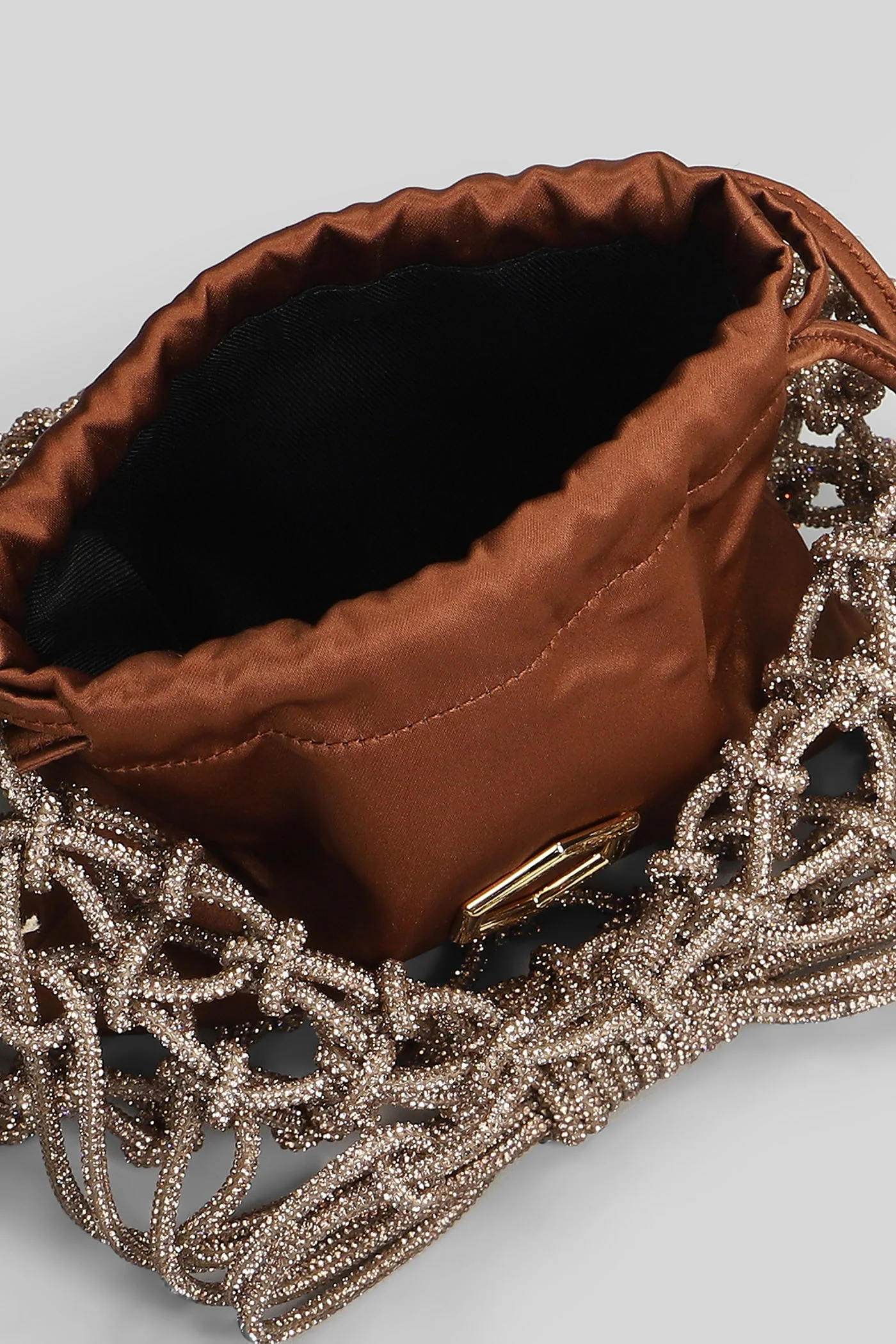 Carrie Hand bag in bronze Resin - Image 4