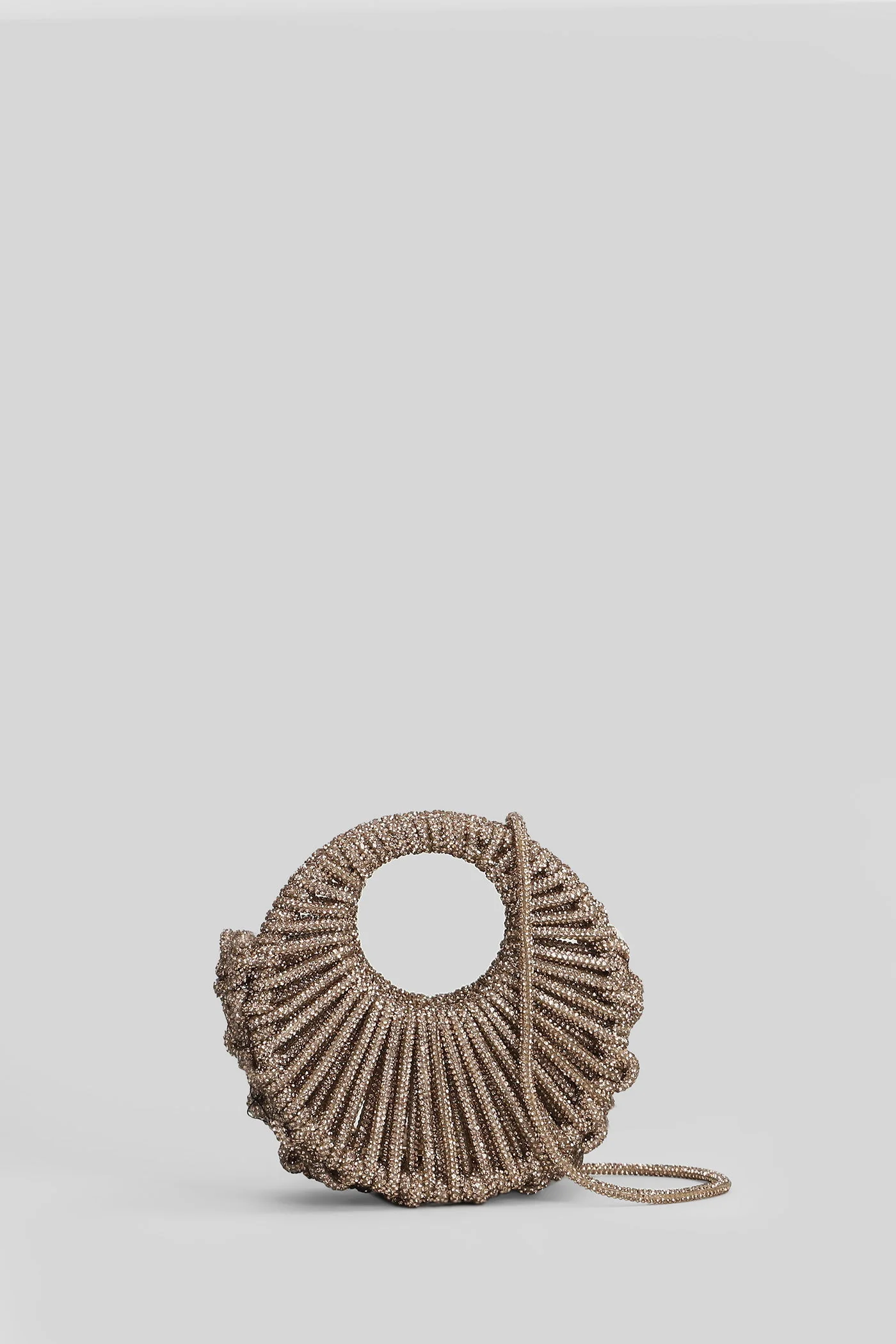 Jaya mini Shoulder bag in bronze Resin
