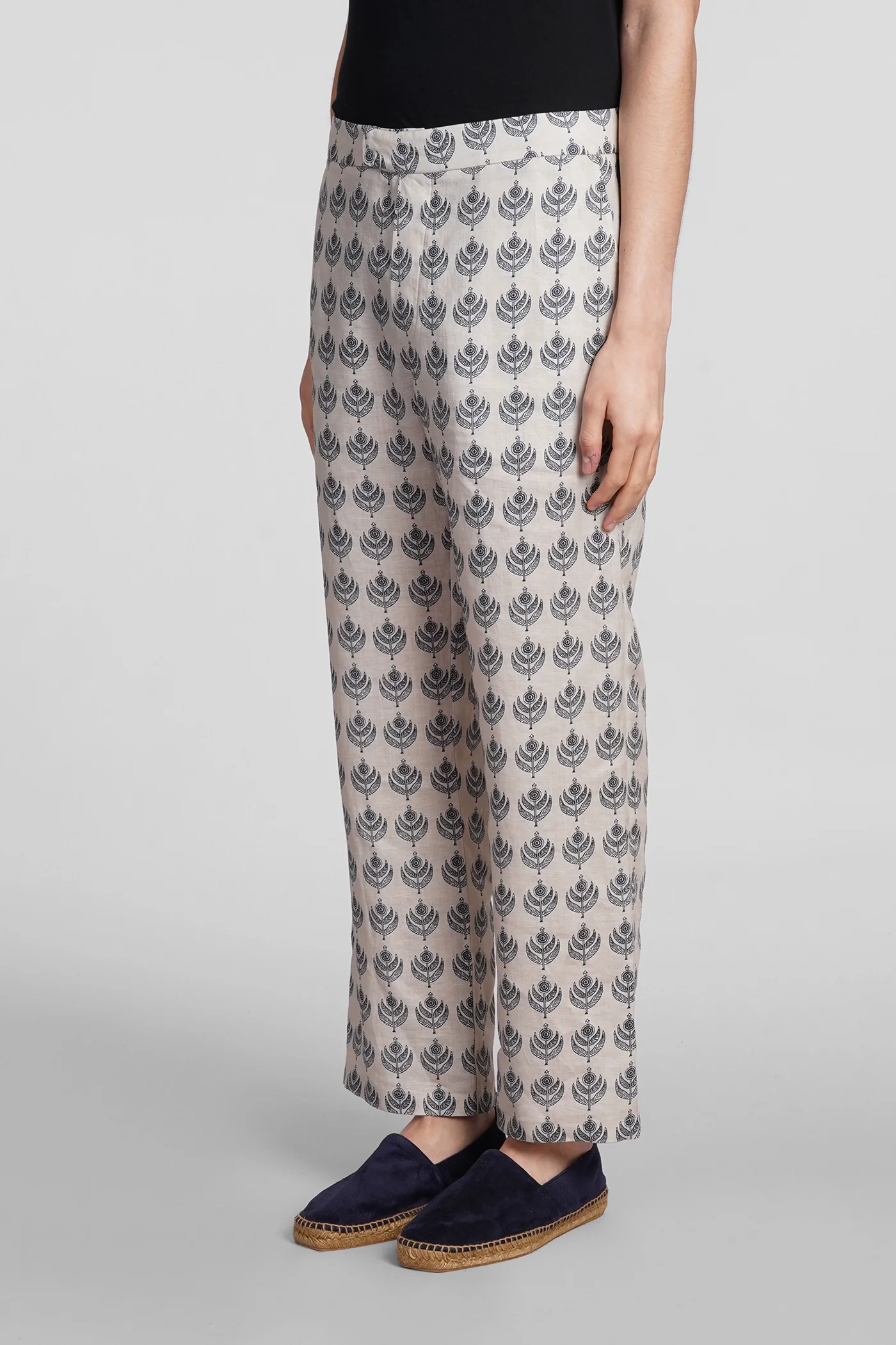Patrick lpl Pants in beige cotton - Image 4