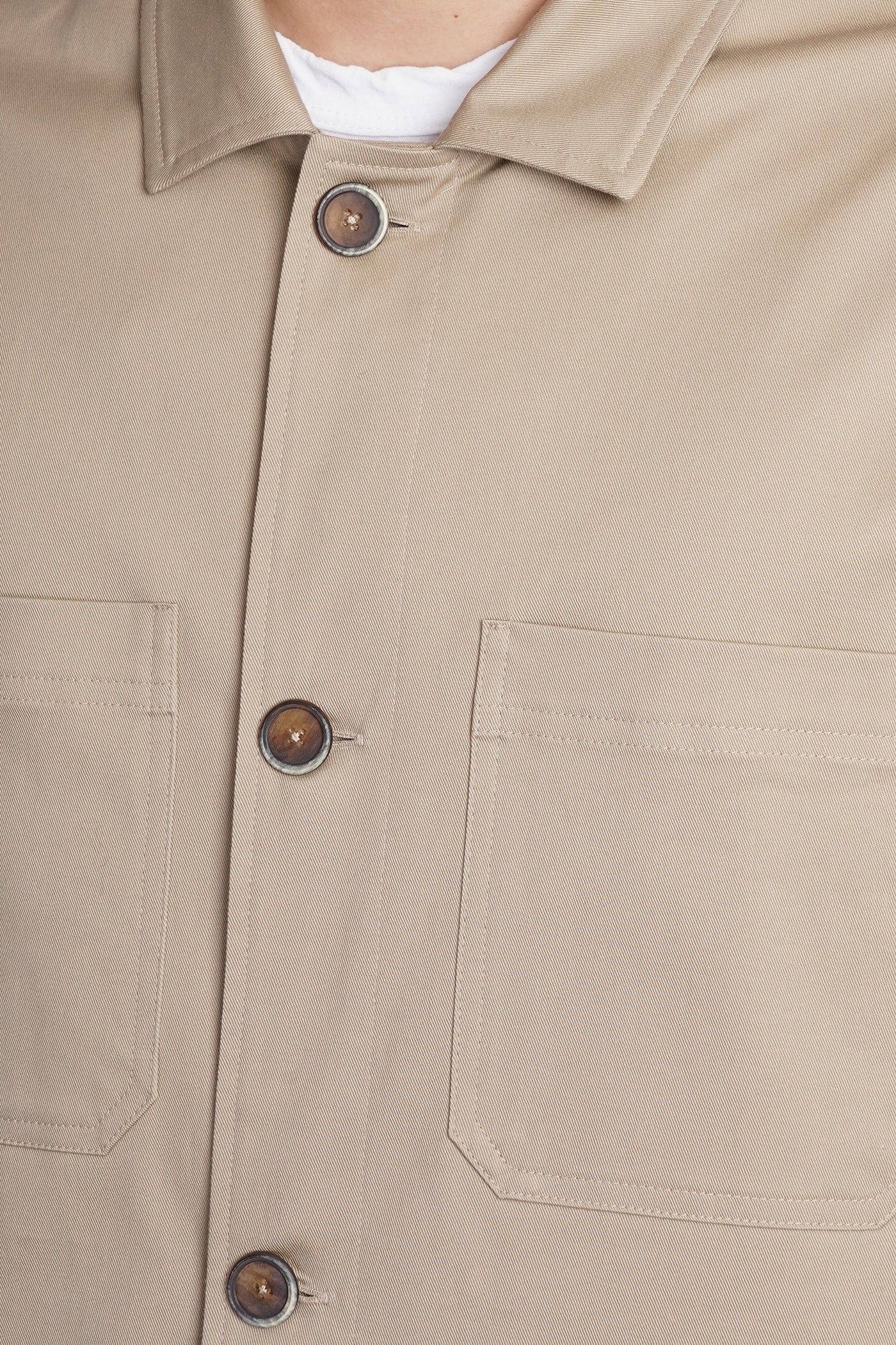 Sandy sz Casual jacket in beige cotton - Image 5