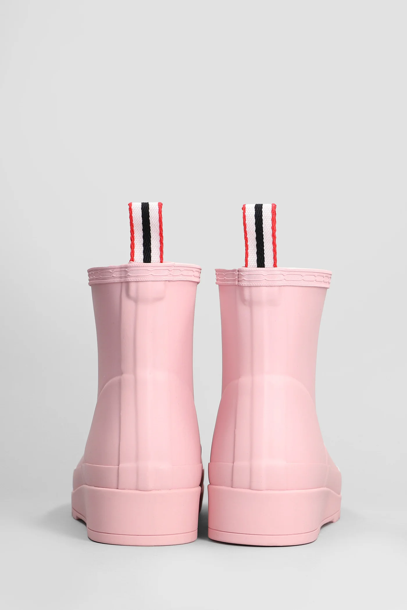 Play boot short low heels Ankle boots in rose-pink rubber/plasic - Image 4