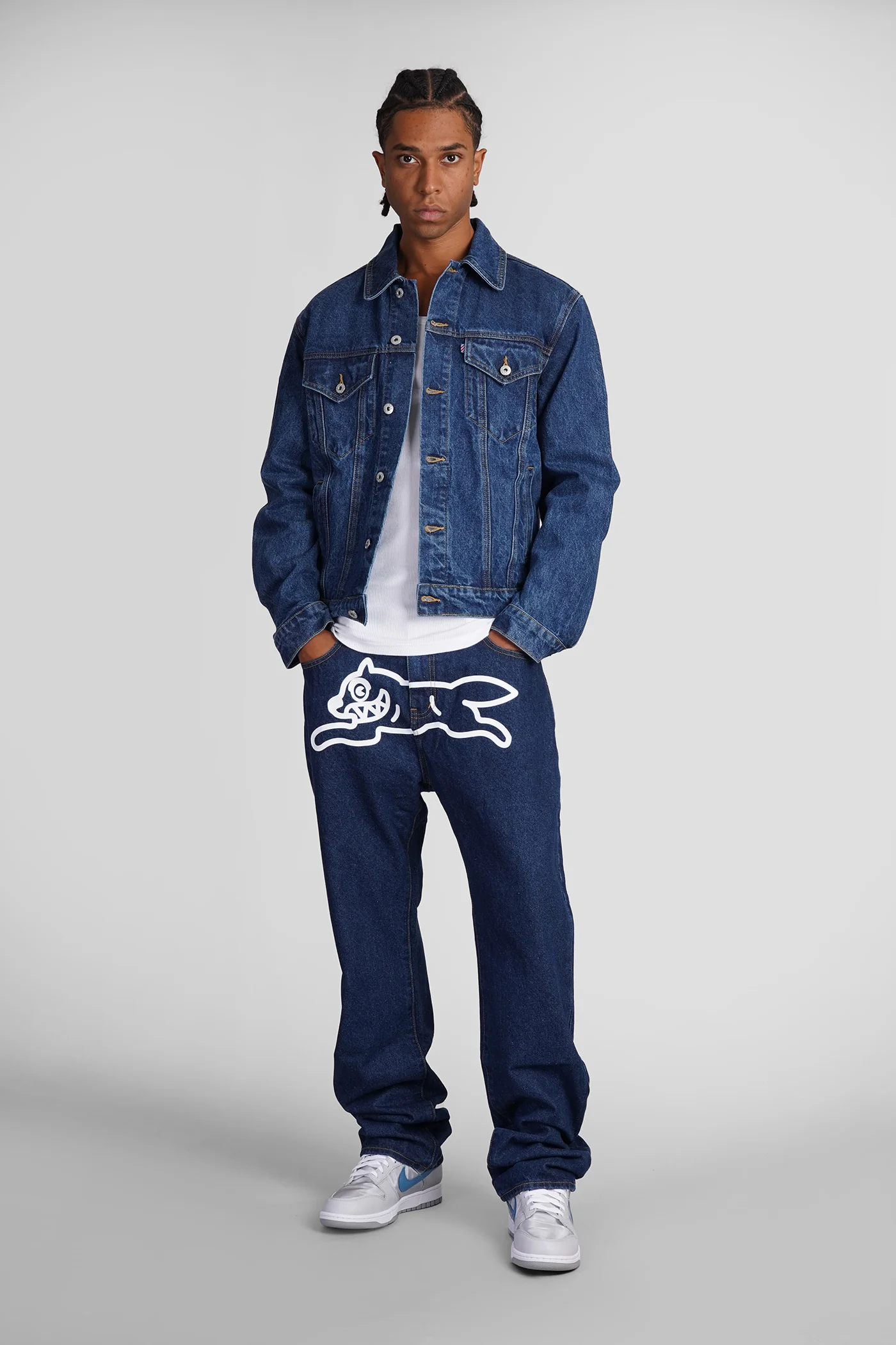 Denim Jackets in blue cotton - Image 2