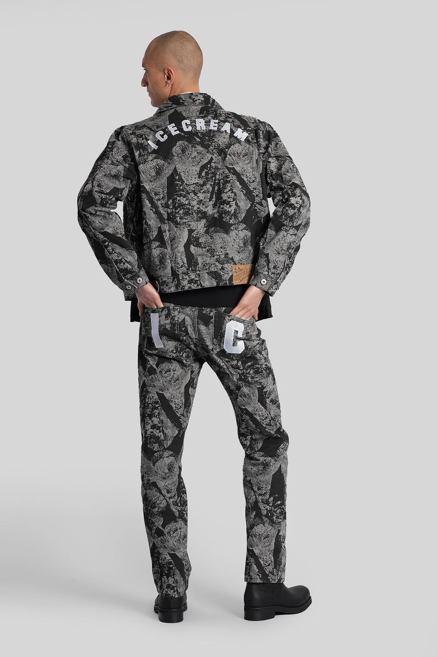 Denim Jackets in grey cotton - Image 2