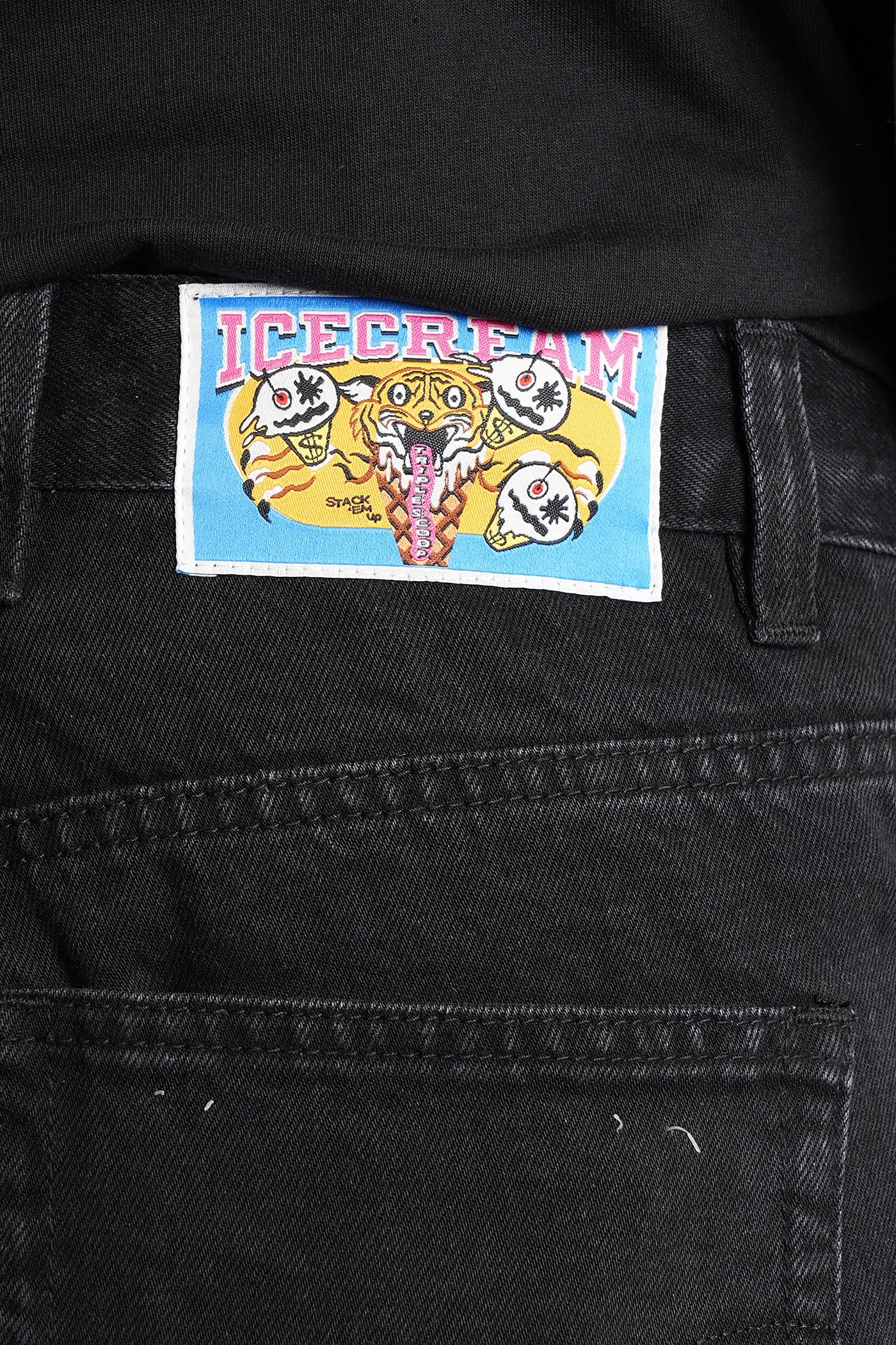 Jeans in black cotton - Image 5