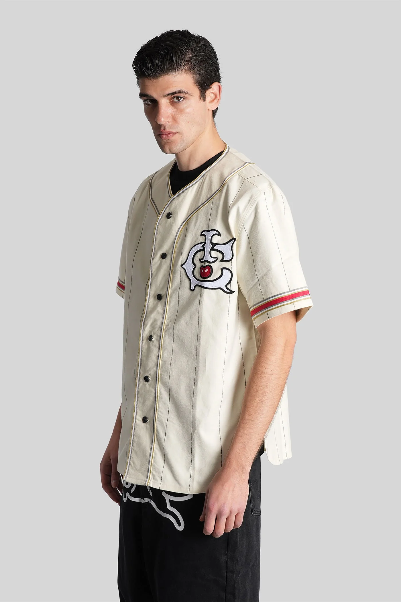 Shirt in beige cotton - Image 4