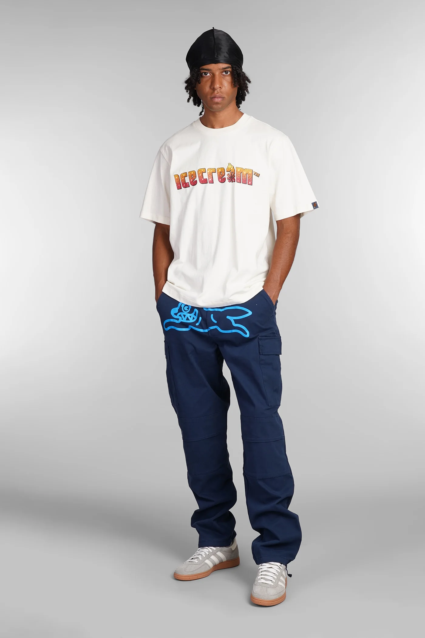 T-Shirt in beige cotton - Image 2