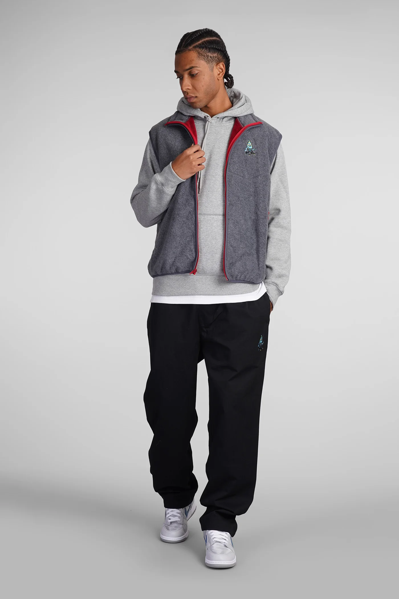 Vest in grey polyester - Image 2