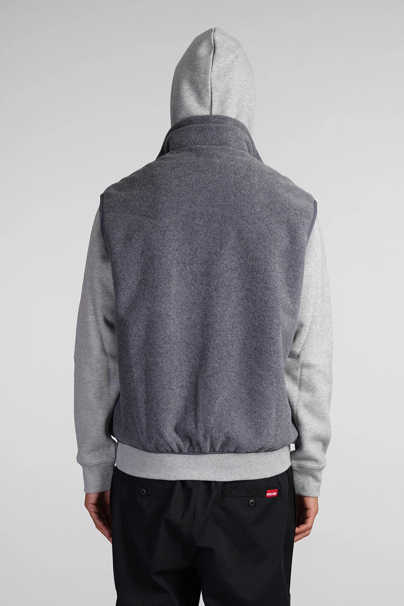 Vest in grey polyester - Image 3