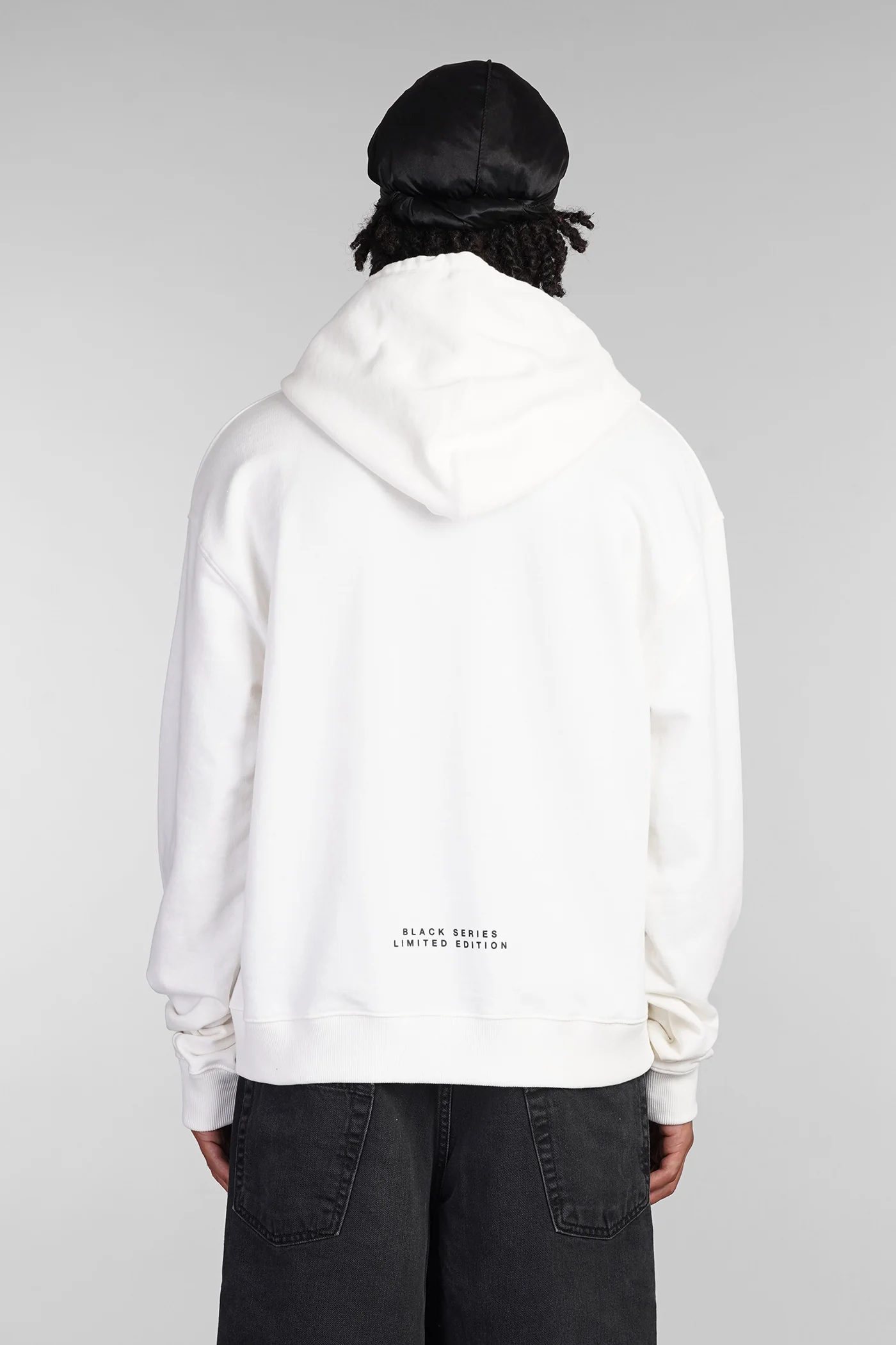 Sweatshirt in white cotton - Image 3